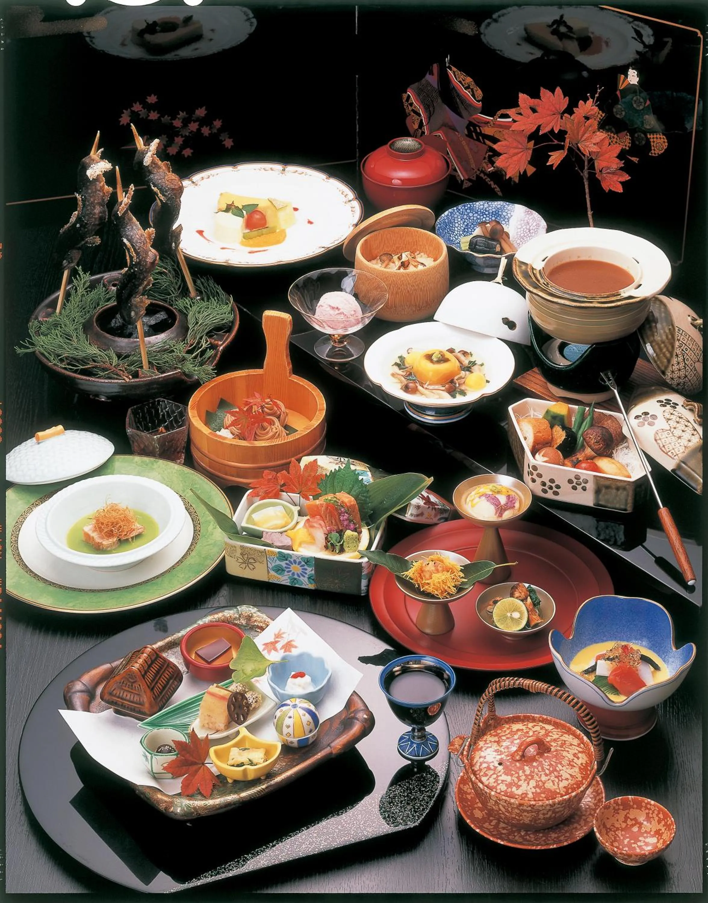 Dinner in Nishiyama Onsen Keiunkan