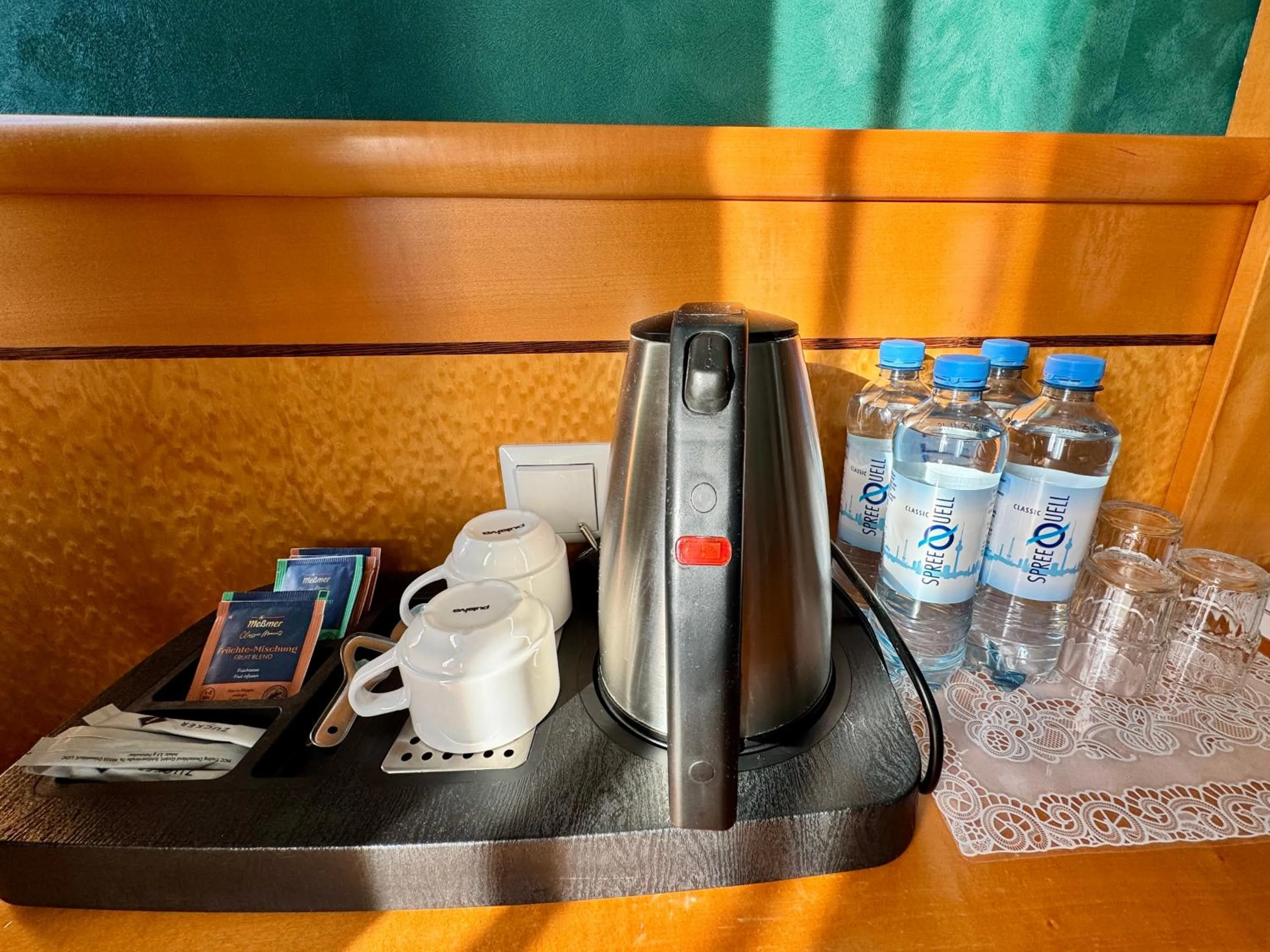 Coffee/tea facilities in Parkhotel Viktoria