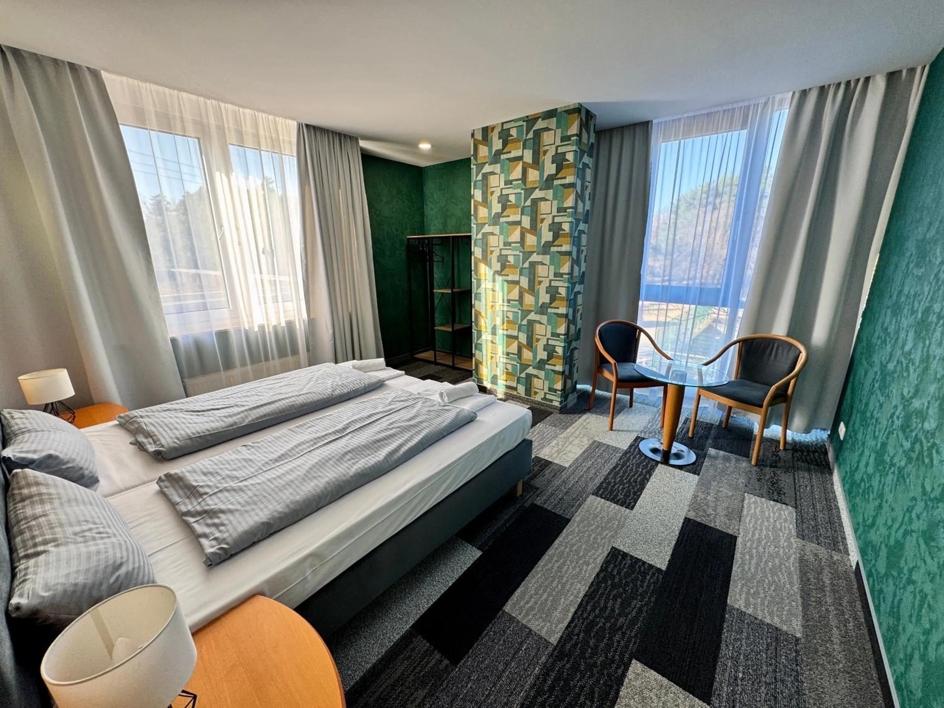 Bed in Parkhotel Viktoria