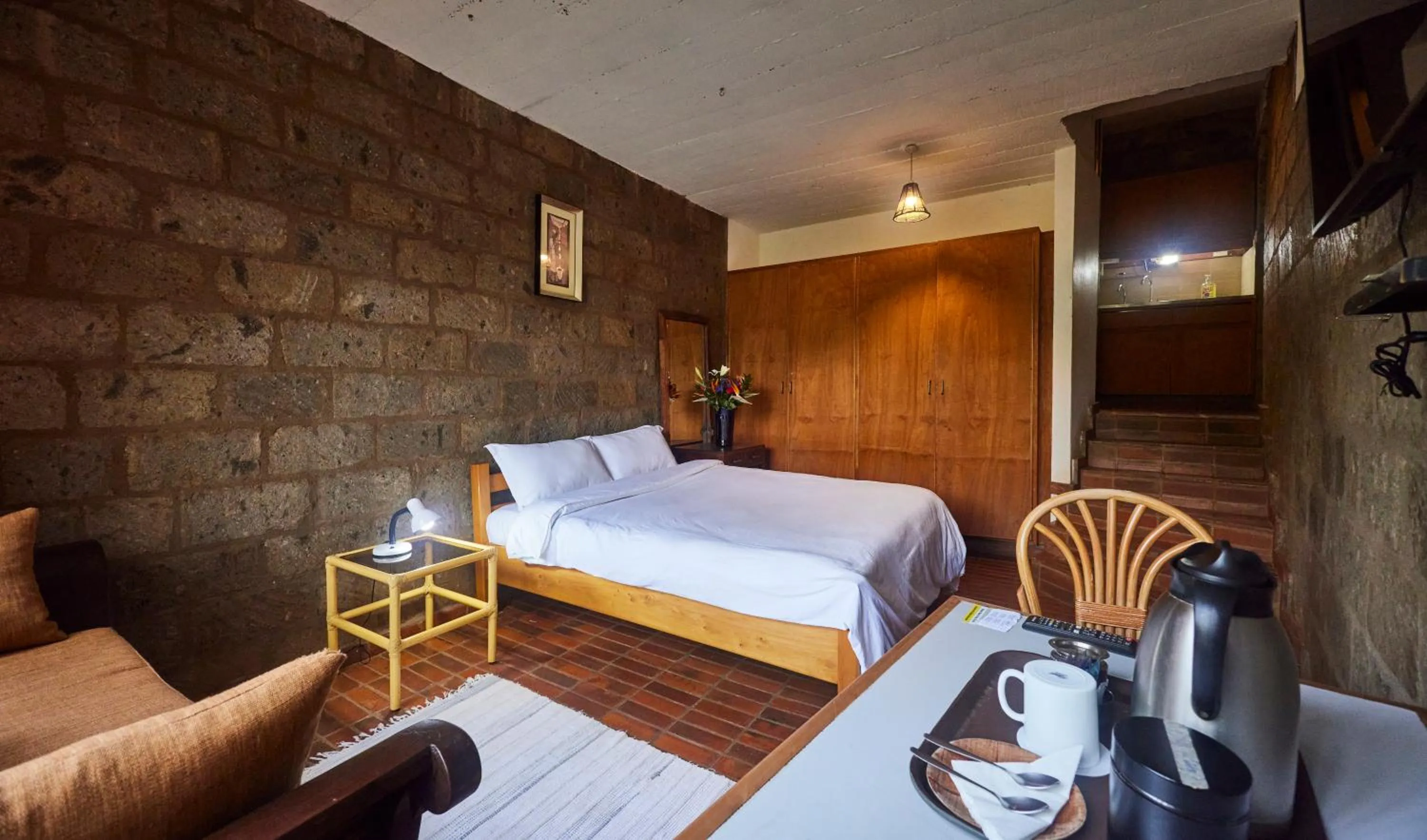 Bedroom, Bed in Villa Rock Stop Falls Gigiri