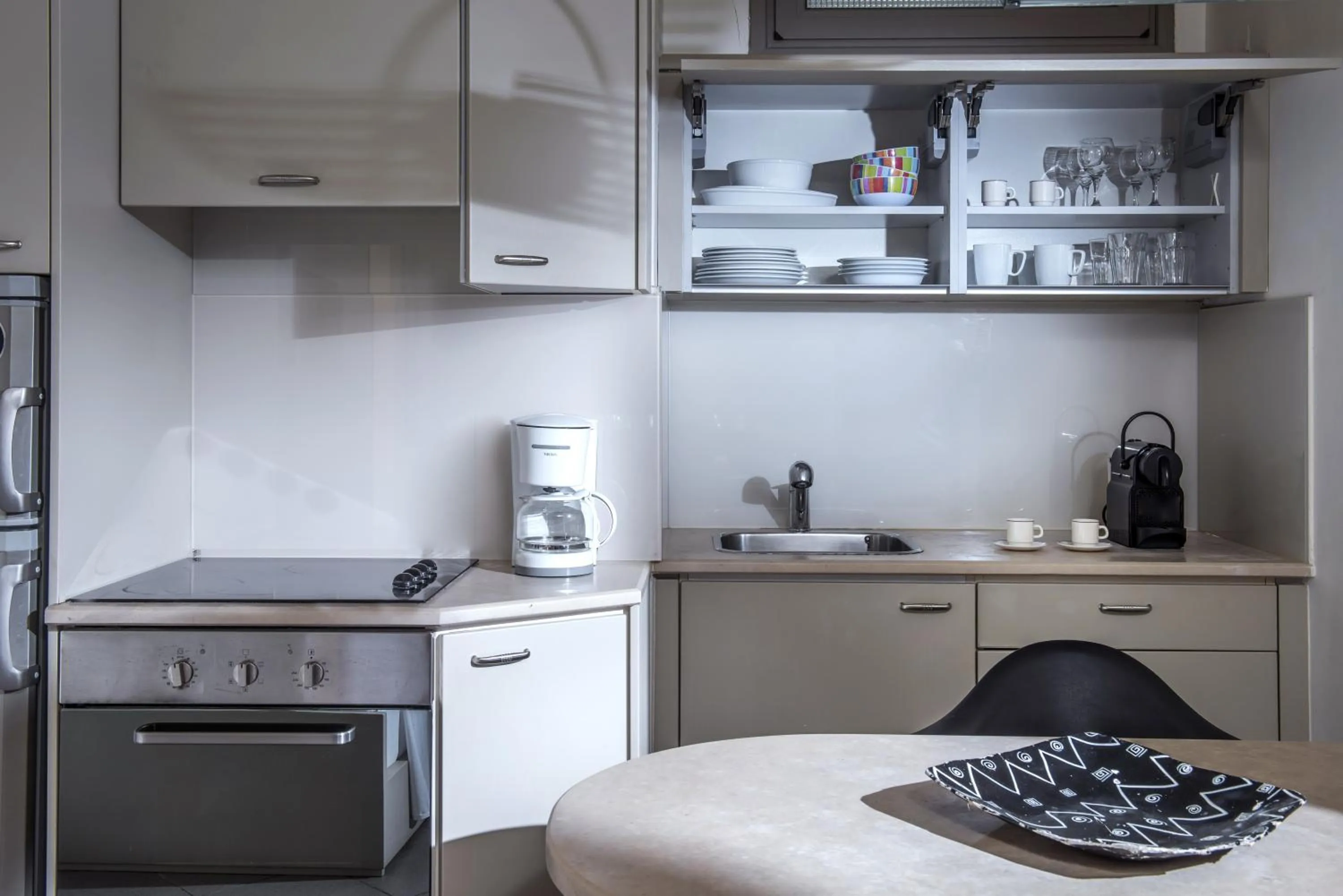Kitchen or kitchenette in Skajado Holiday Apartments