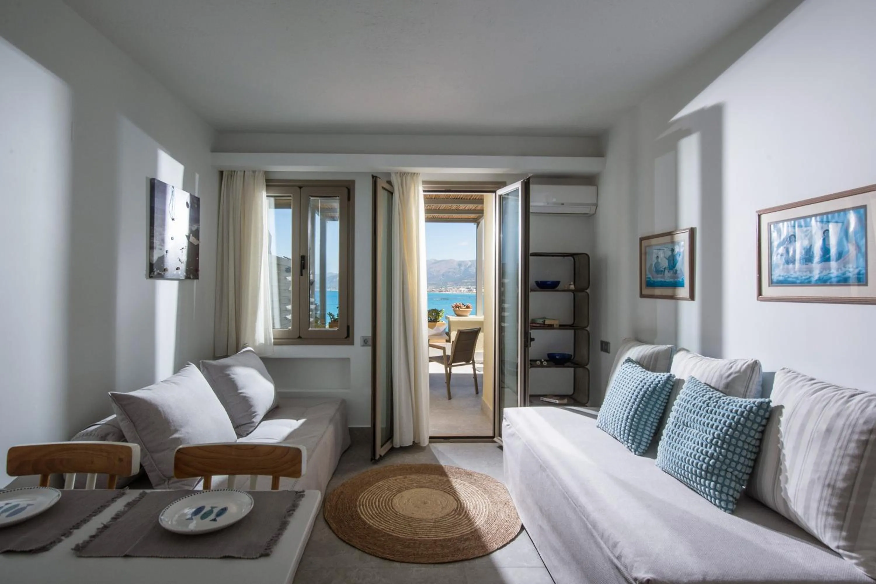 Living room, Bed in Skajado Holiday Apartments