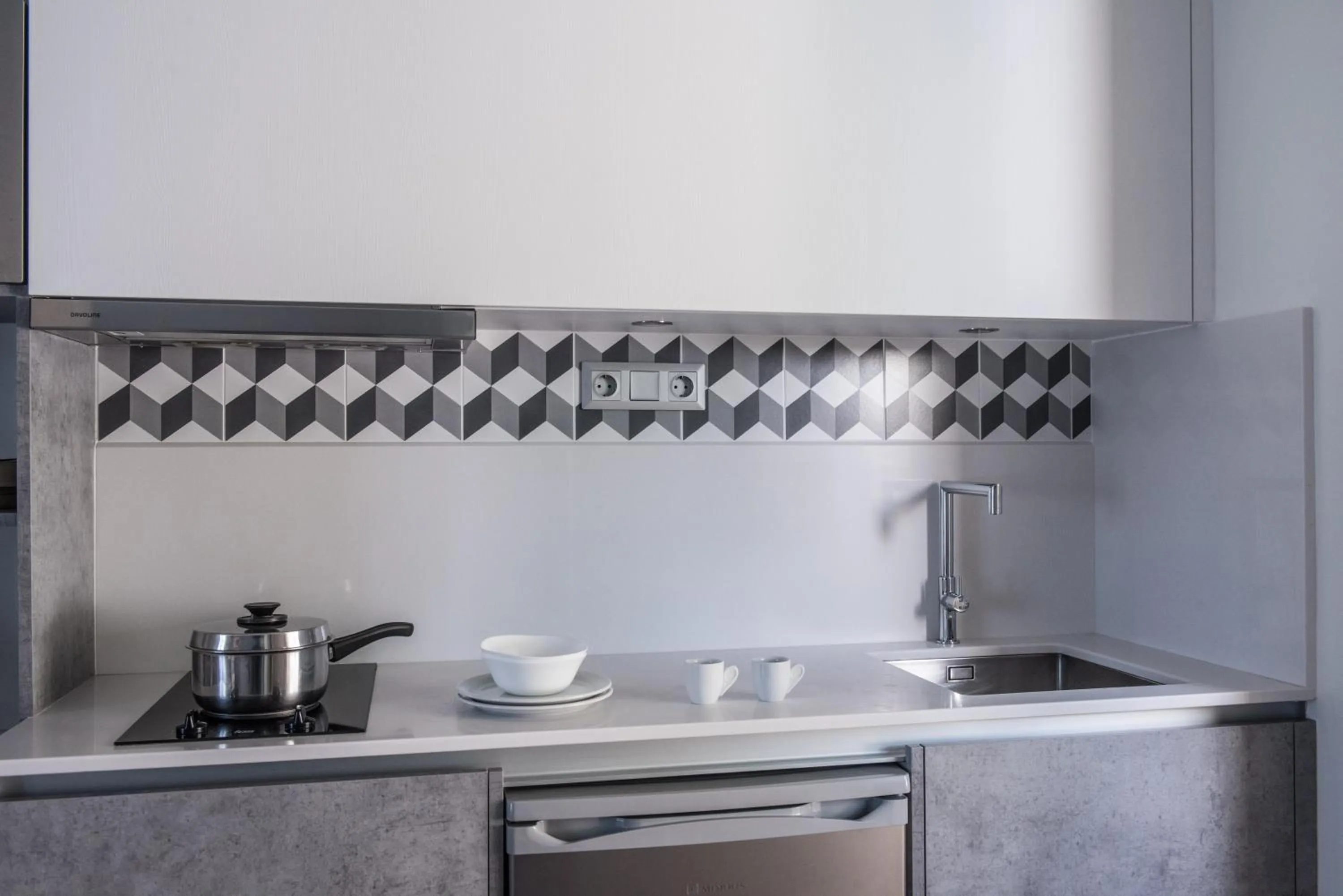 Kitchen or kitchenette in Skajado Holiday Apartments