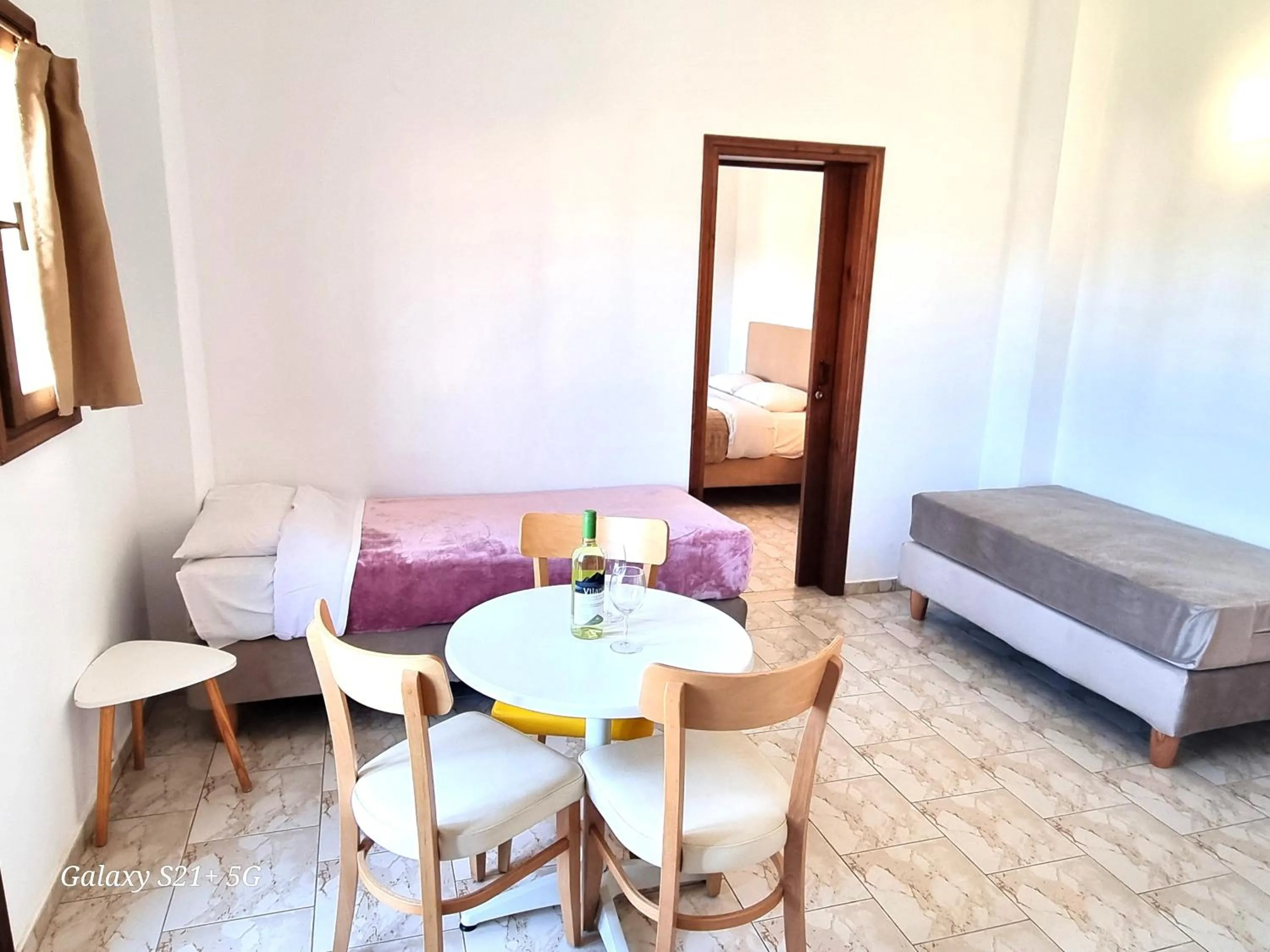 Bedroom, Bed in Arhodiko Hotel