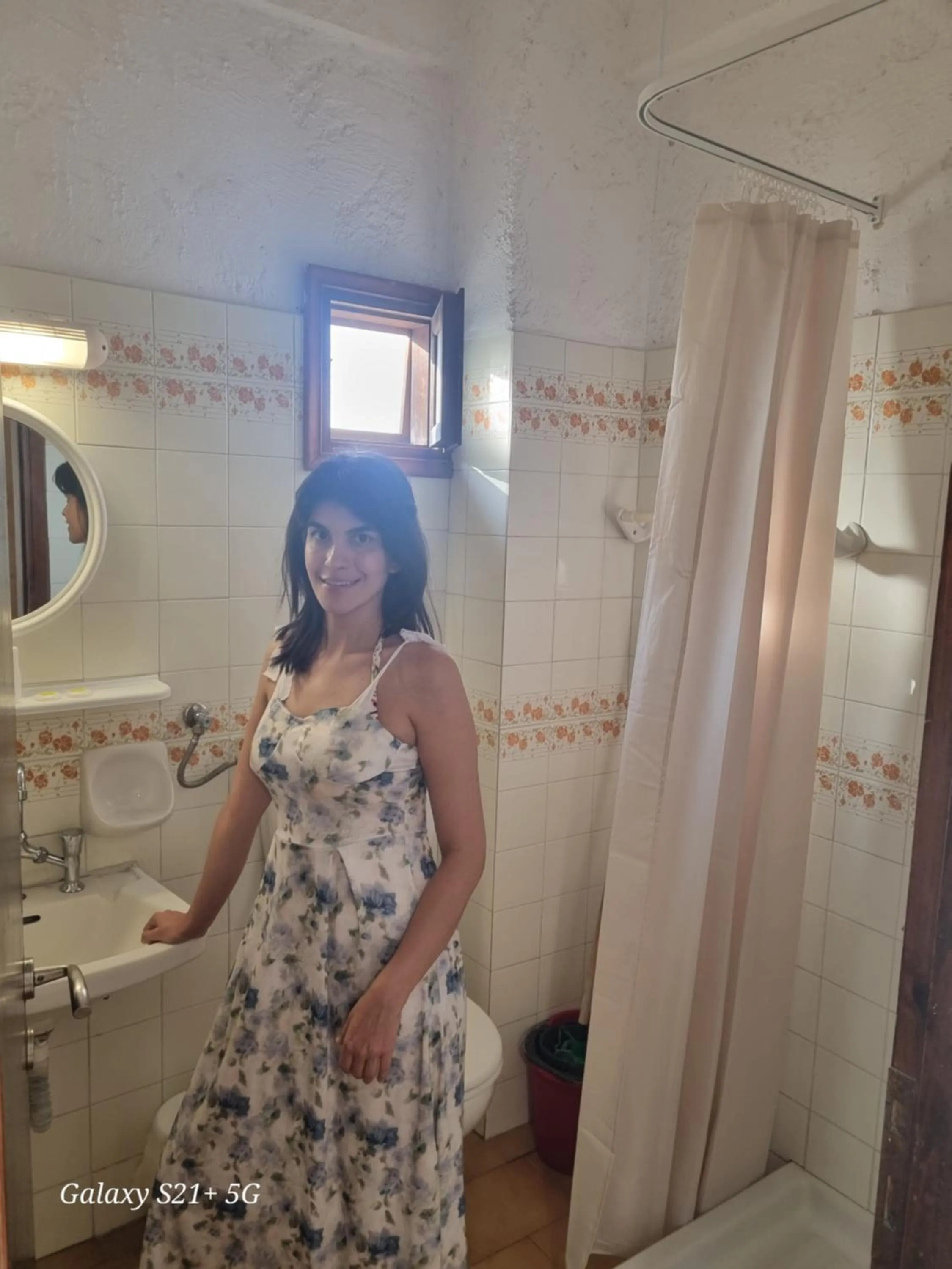 Bathroom in Arhodiko Hotel