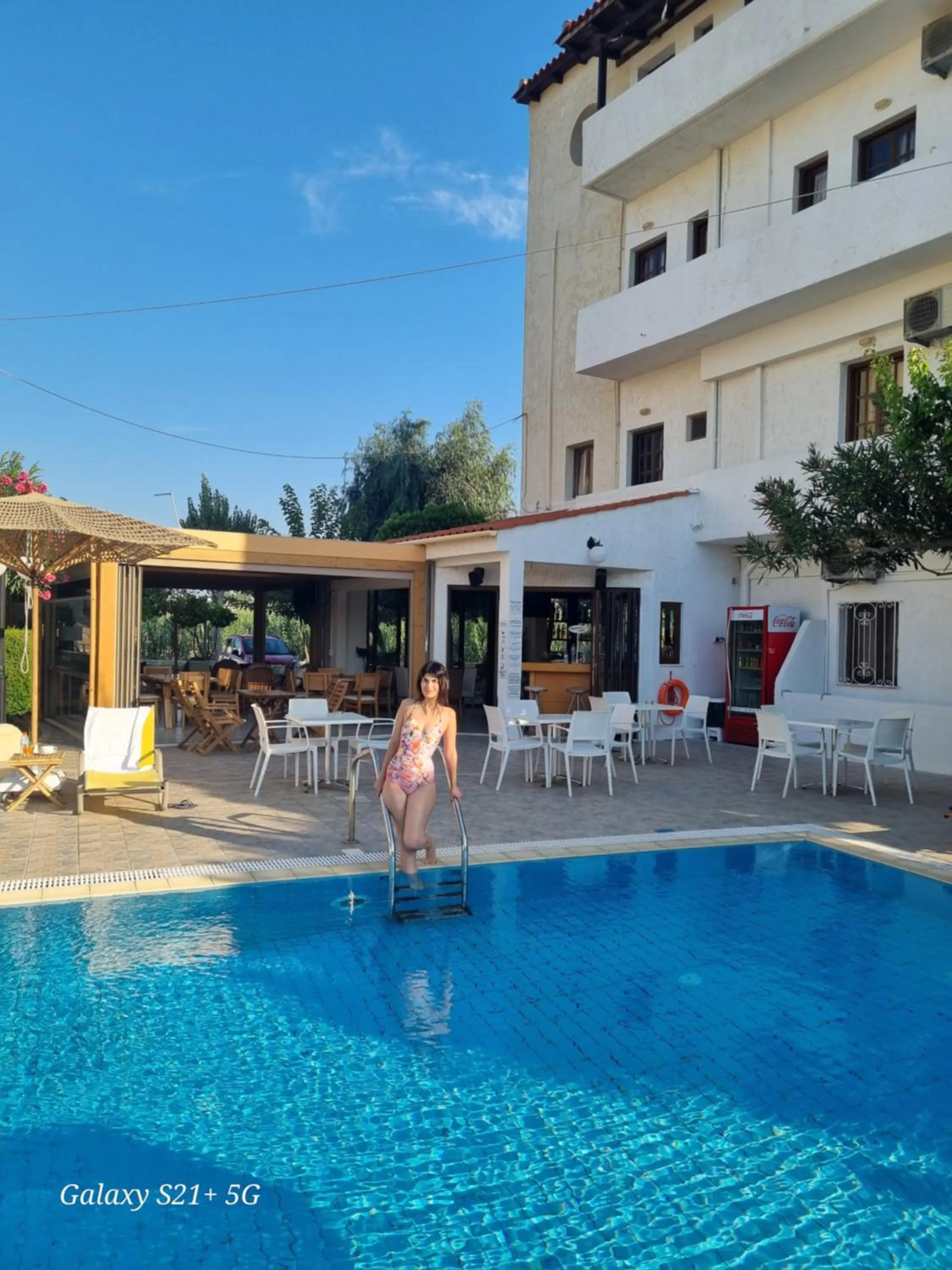 Swimming pool in Arhodiko Hotel