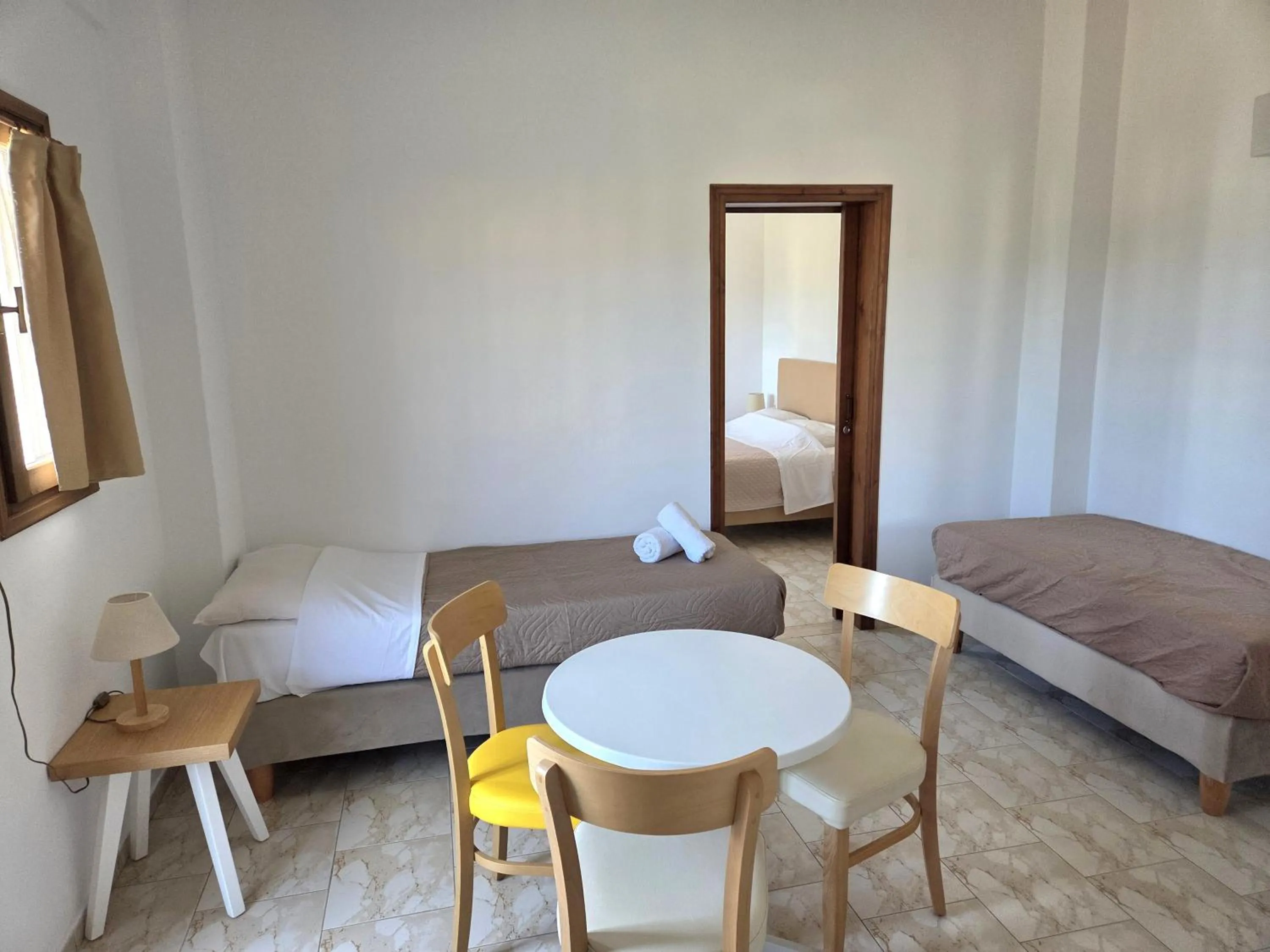 Bedroom, Bed in Arhodiko Hotel