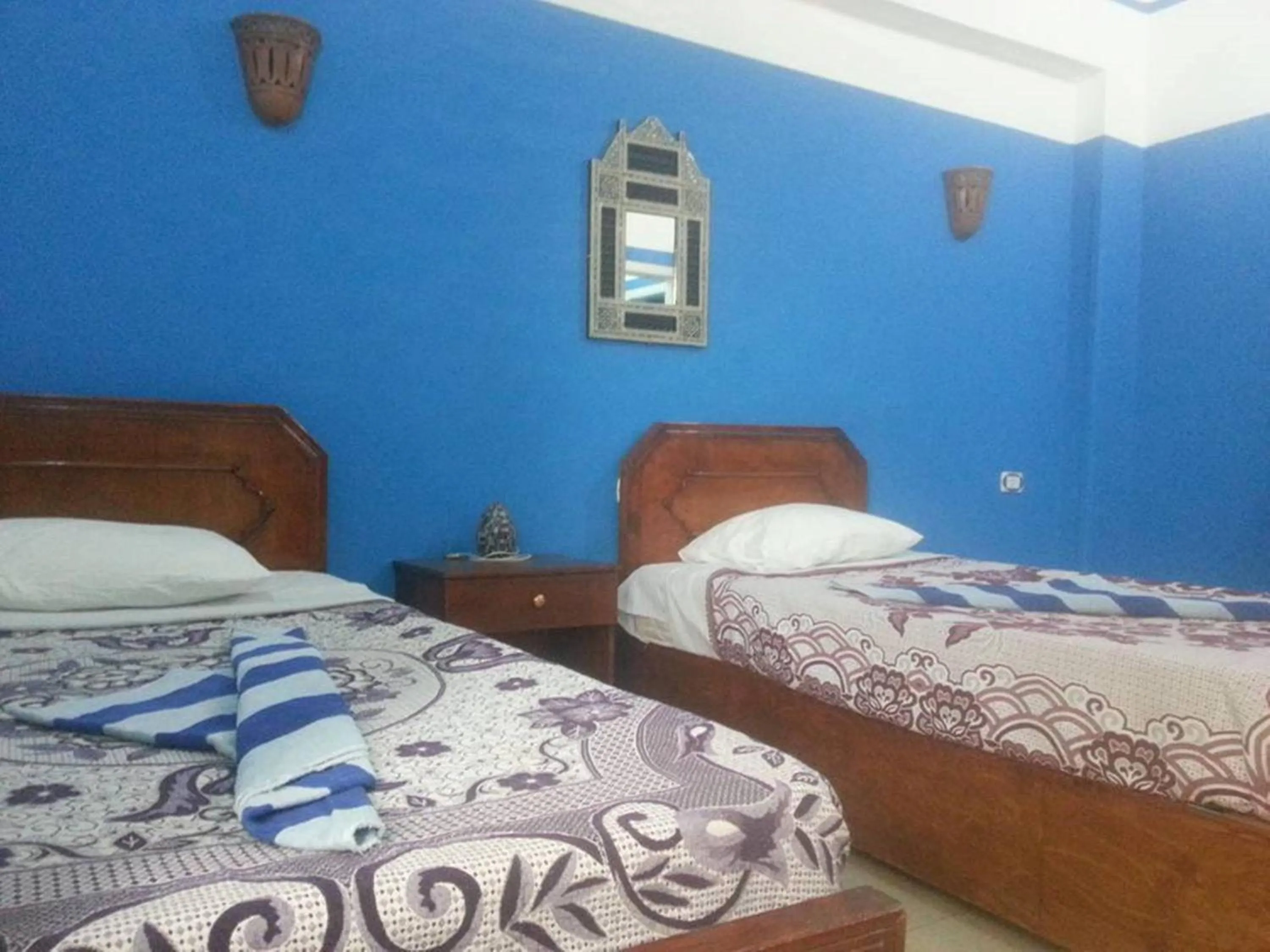 Bedroom, Bed in Cleopatra Hotel Luxor