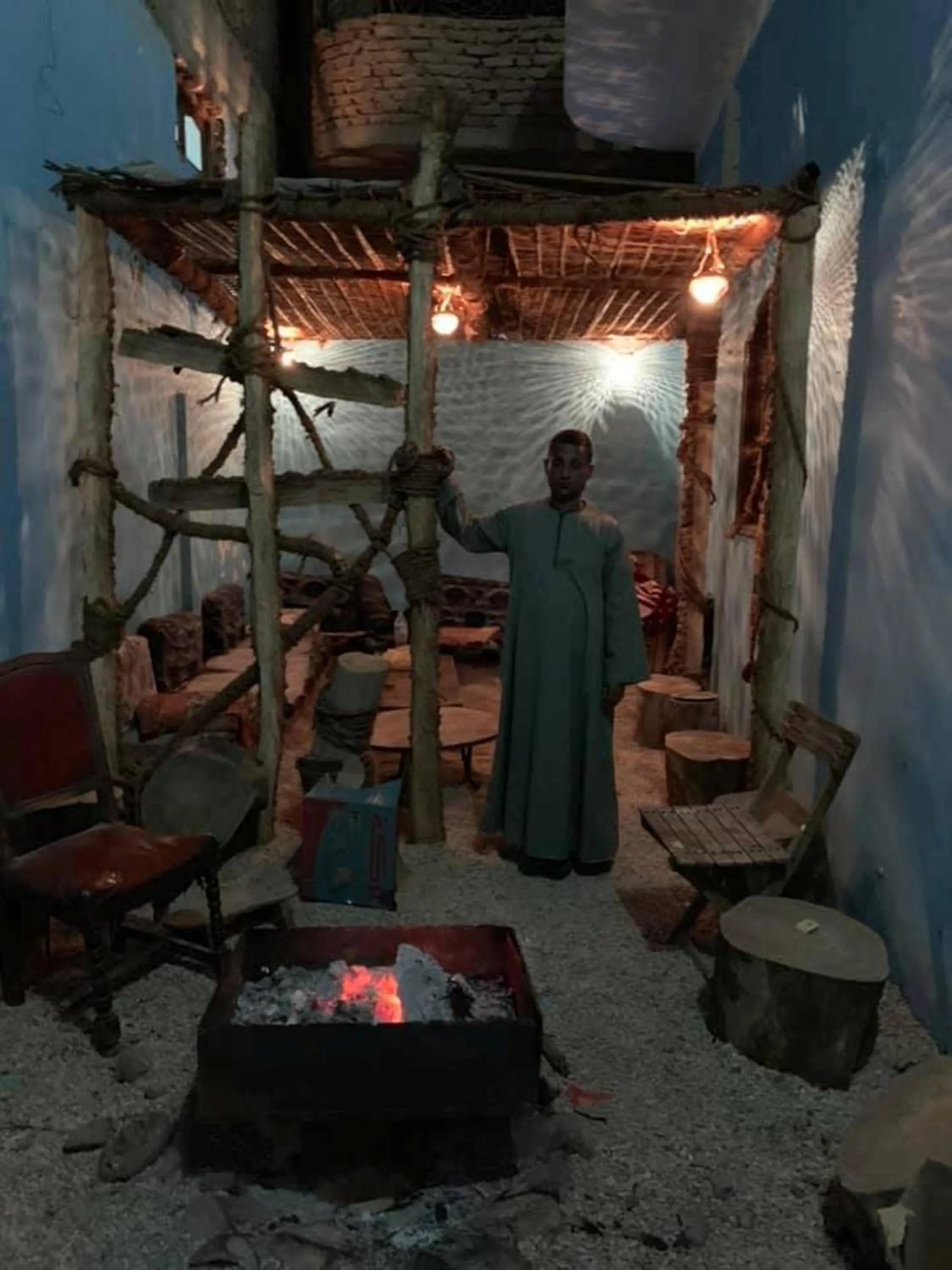 People in Cleopatra Hotel Luxor