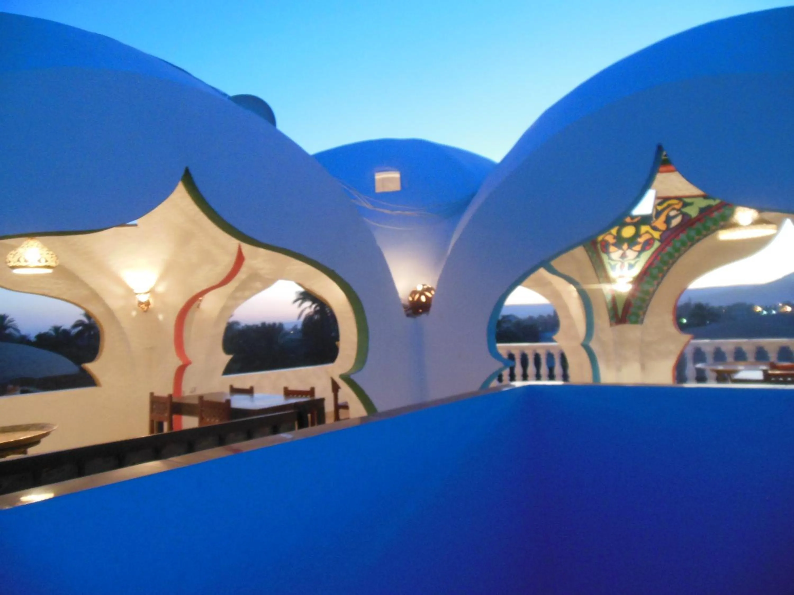 Decorative detail in Cleopatra Hotel Luxor