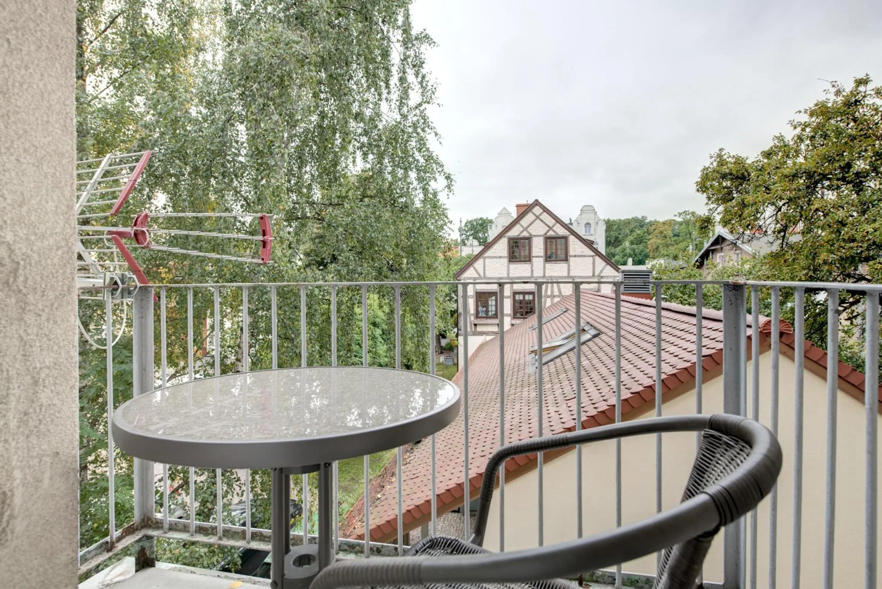 Balcony/Terrace in Dom & House - Apartments Podjazd Central Sopot