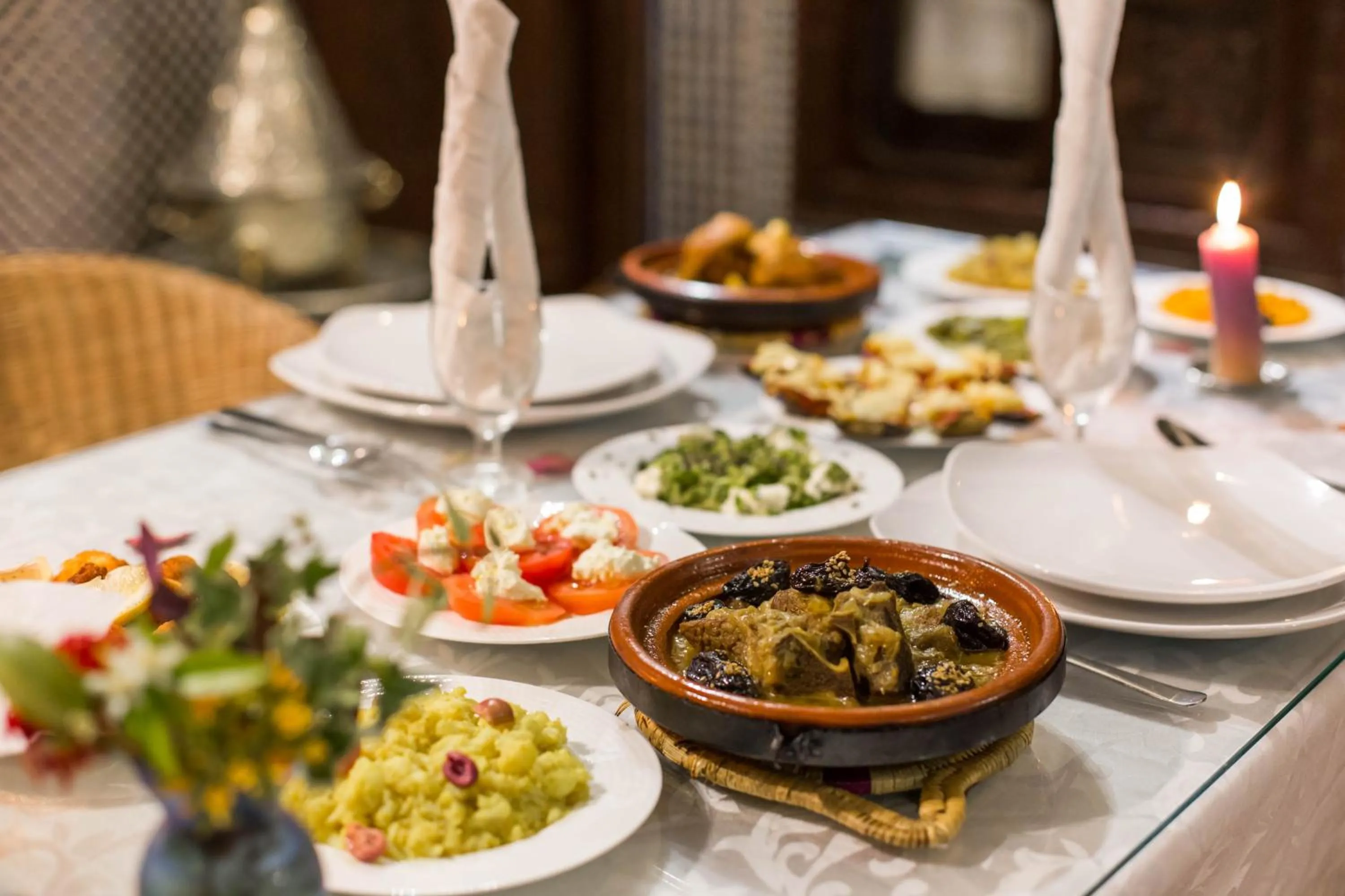 Dinner in Riad Dar Cordoba