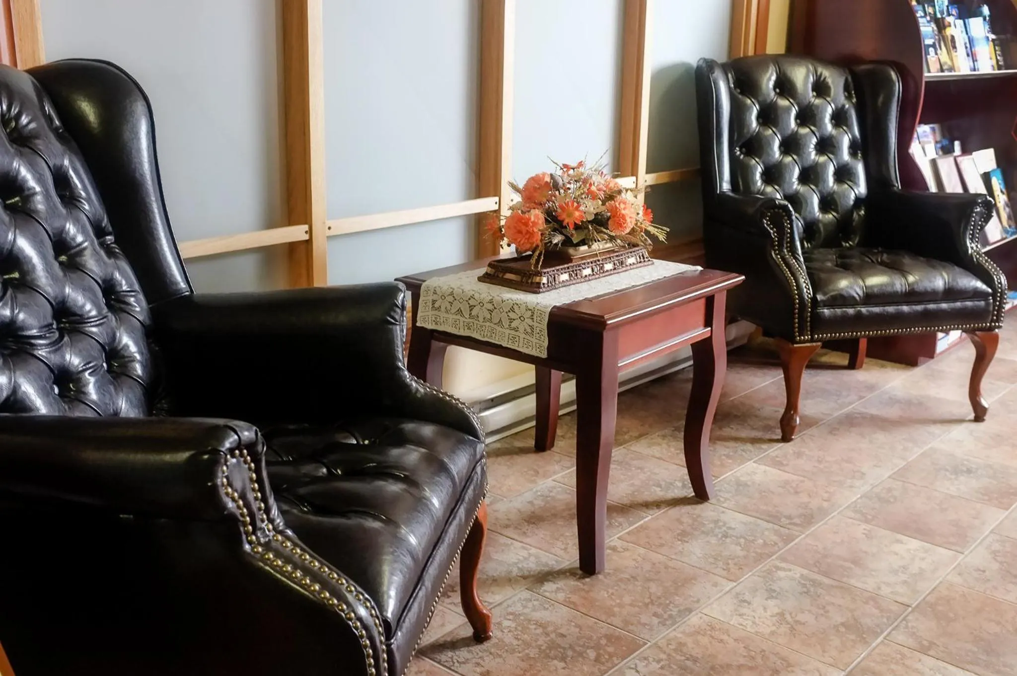 Lobby or reception in Hôtel Motel La Vigie