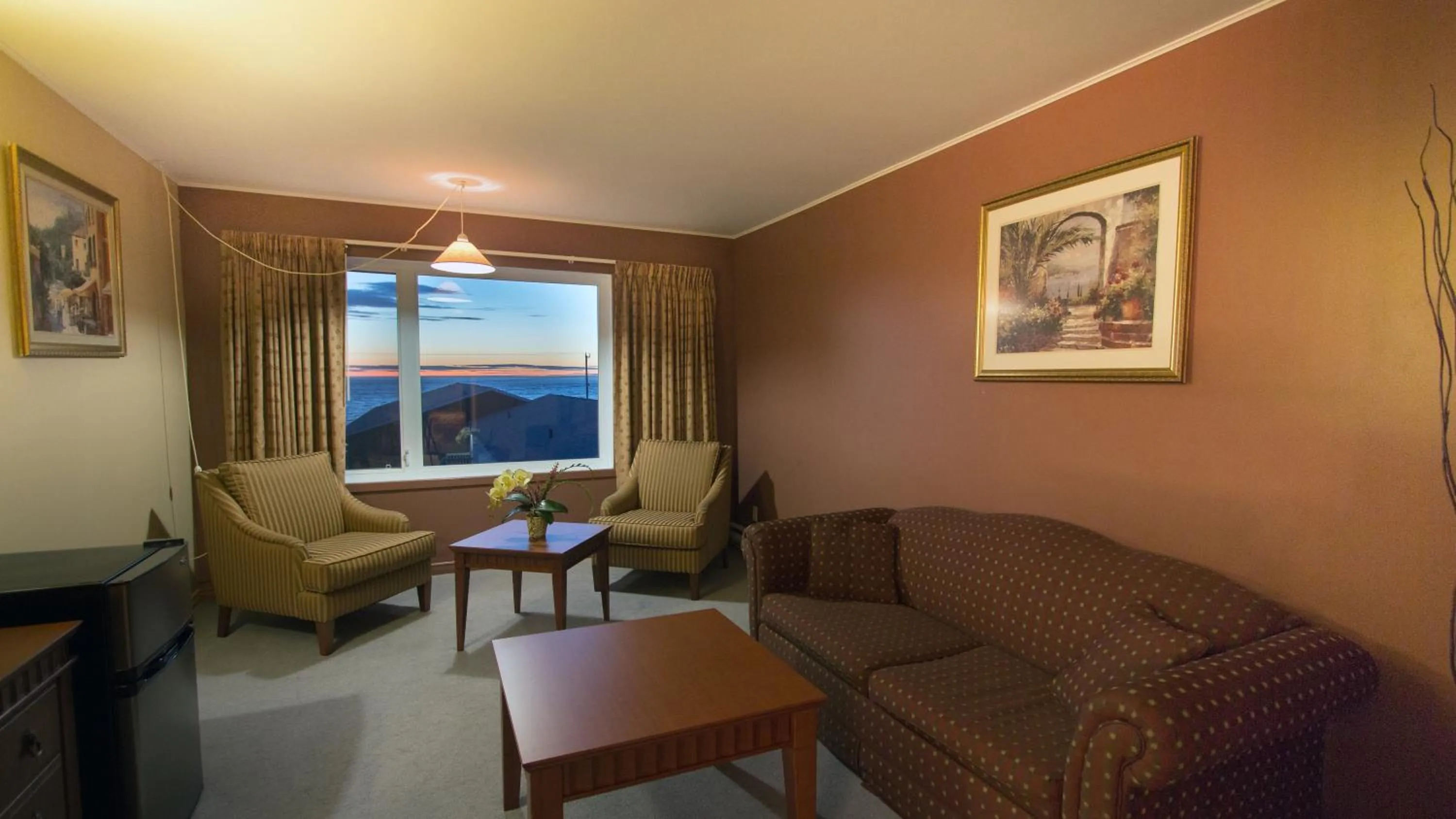 Living room in Hôtel Motel La Vigie