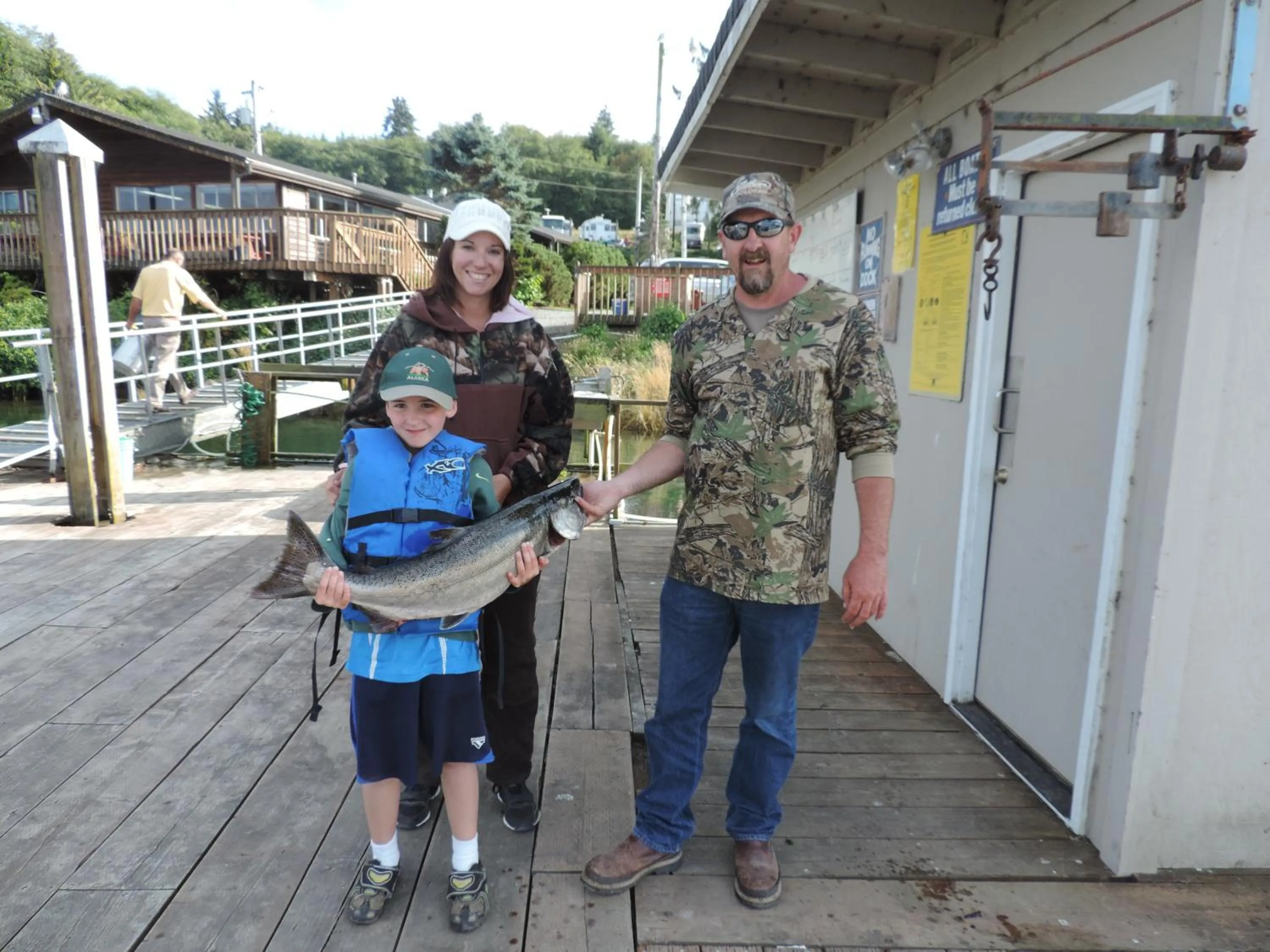 young children in Paradise Cove RV Resort & Marina