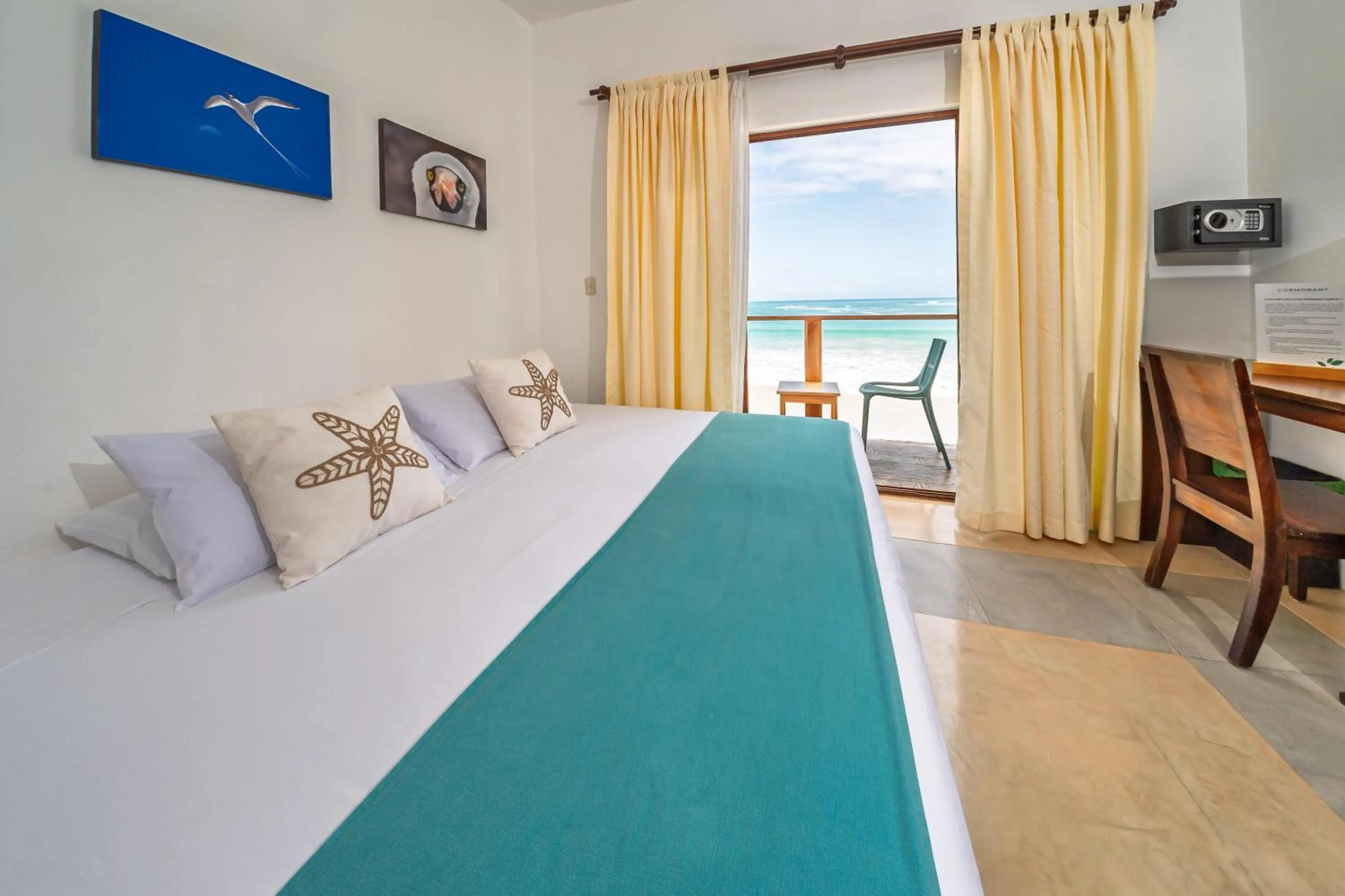 Bed in Cormorant Beach House