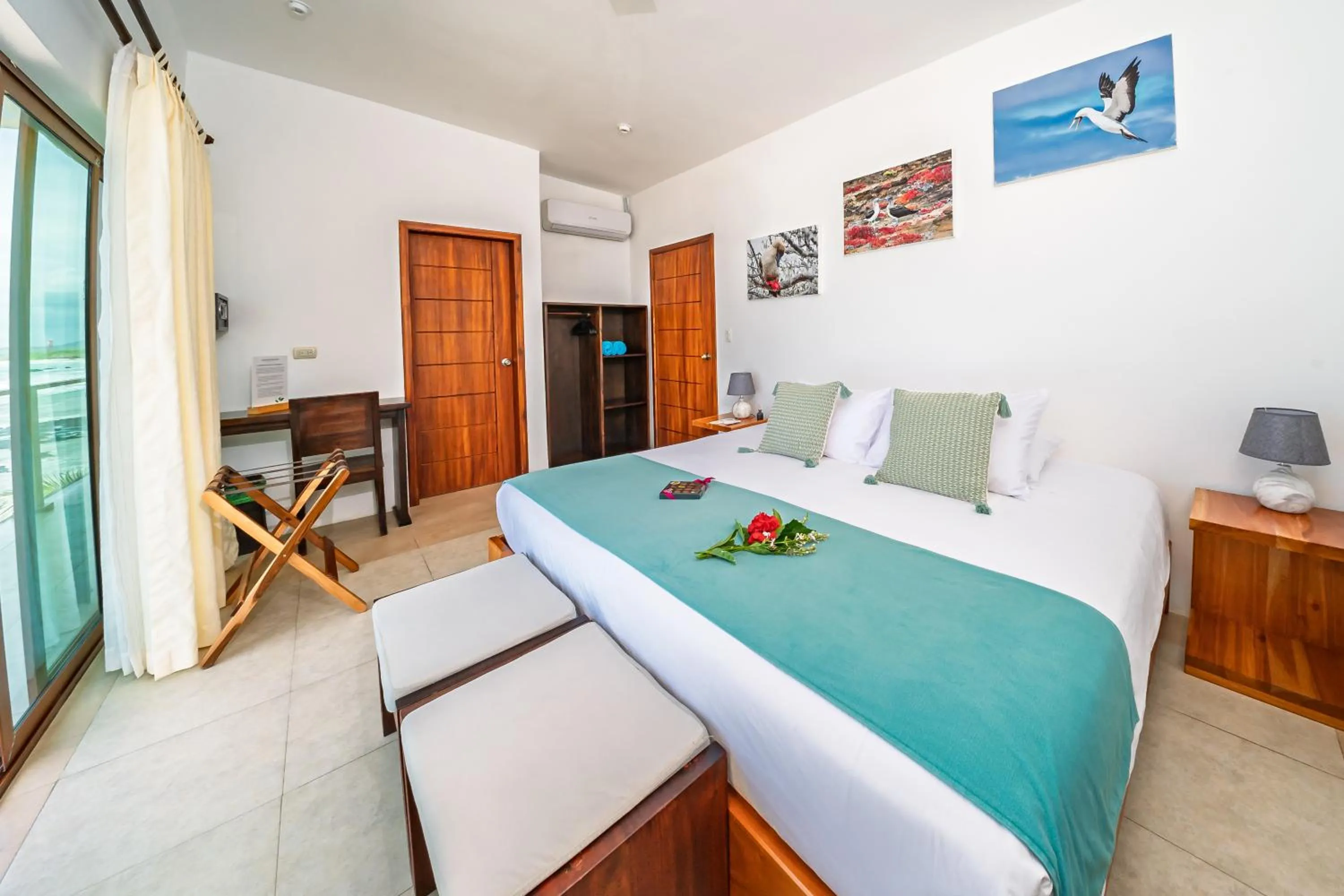 Bed in Cormorant Beach House