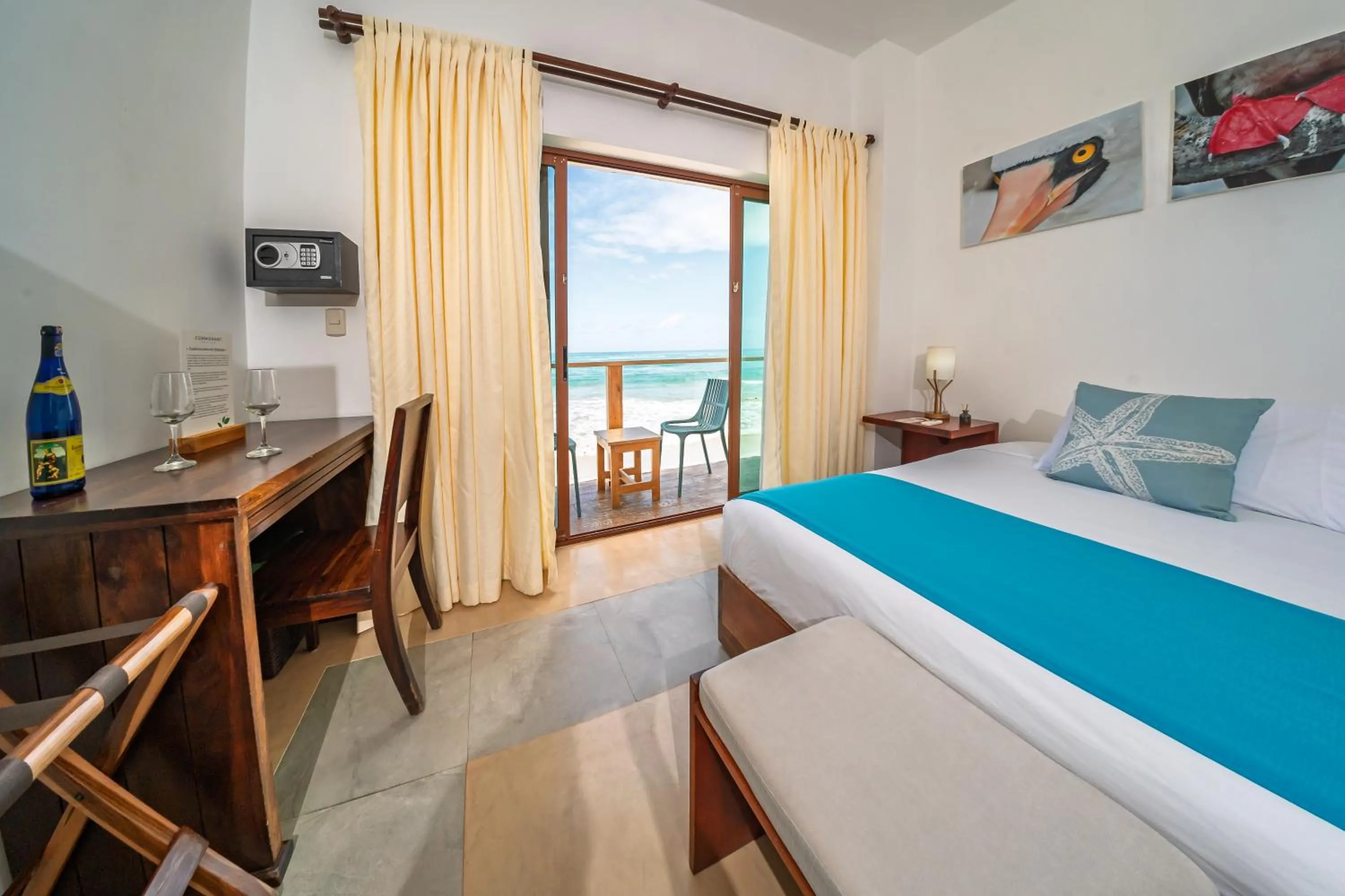 Bed in Cormorant Beach House