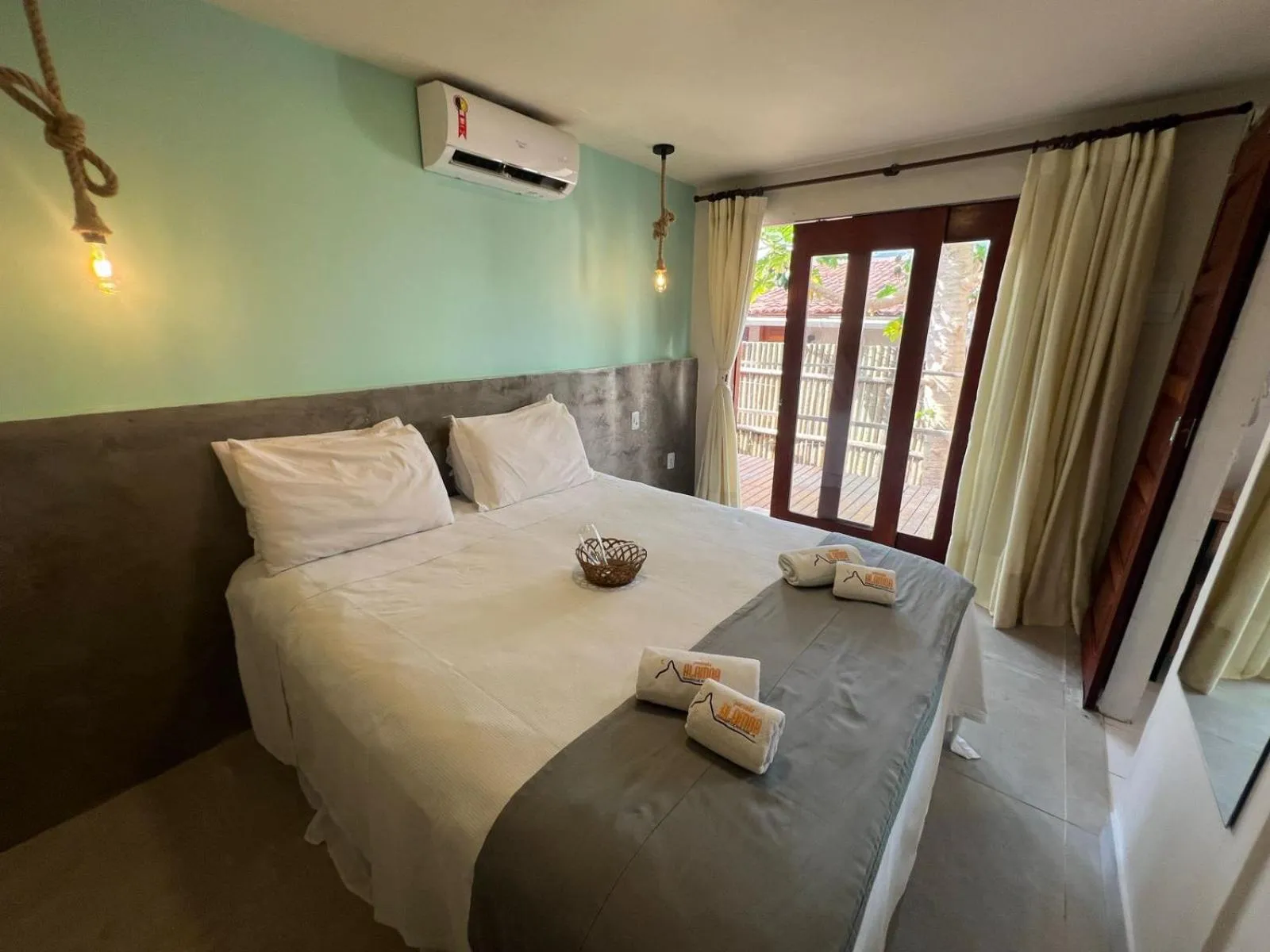 Bed in Pousada Alamoa