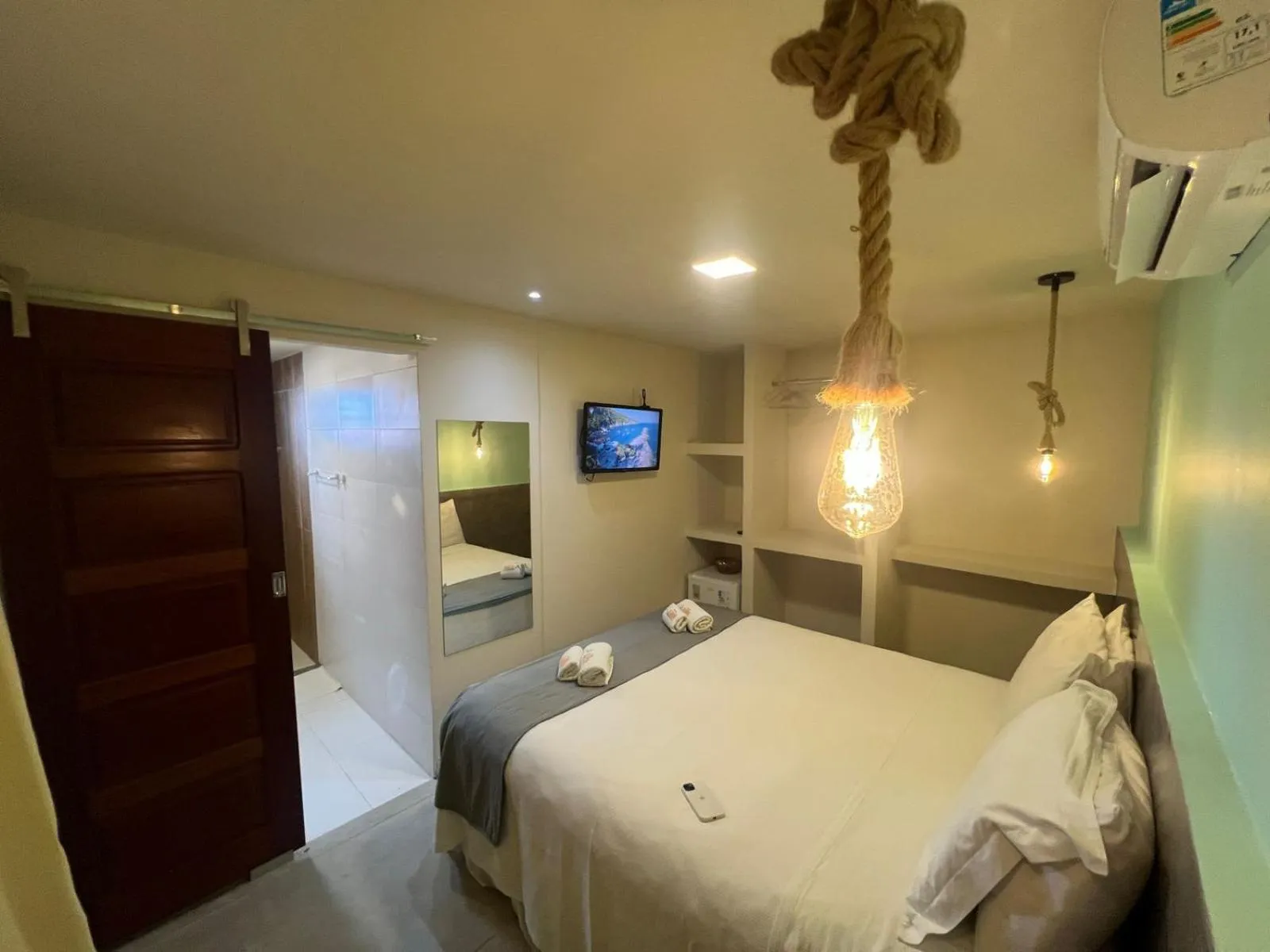 Bed in Pousada Alamoa