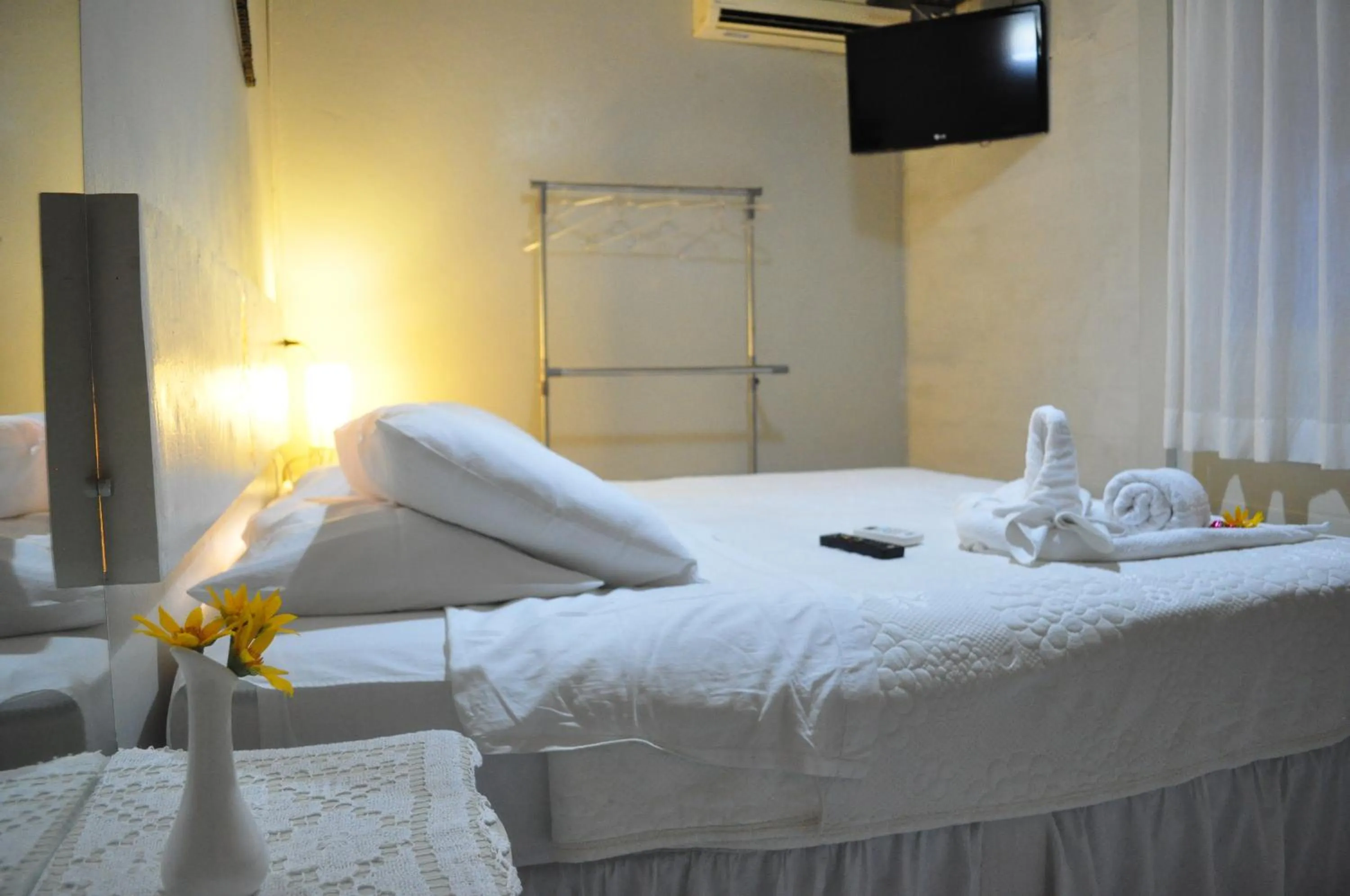 Bed in Pousada Alamoa