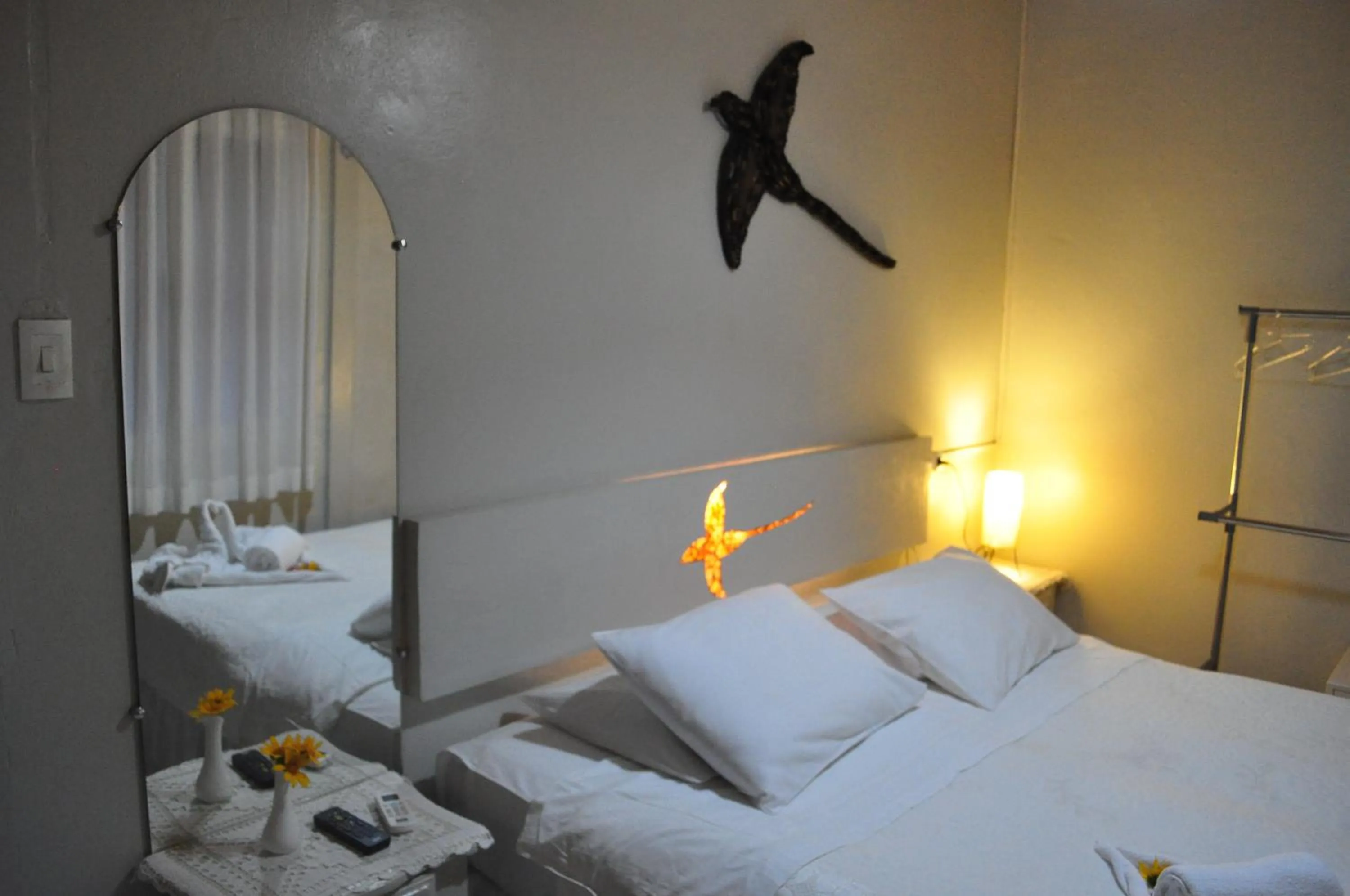 Bed in Pousada Alamoa