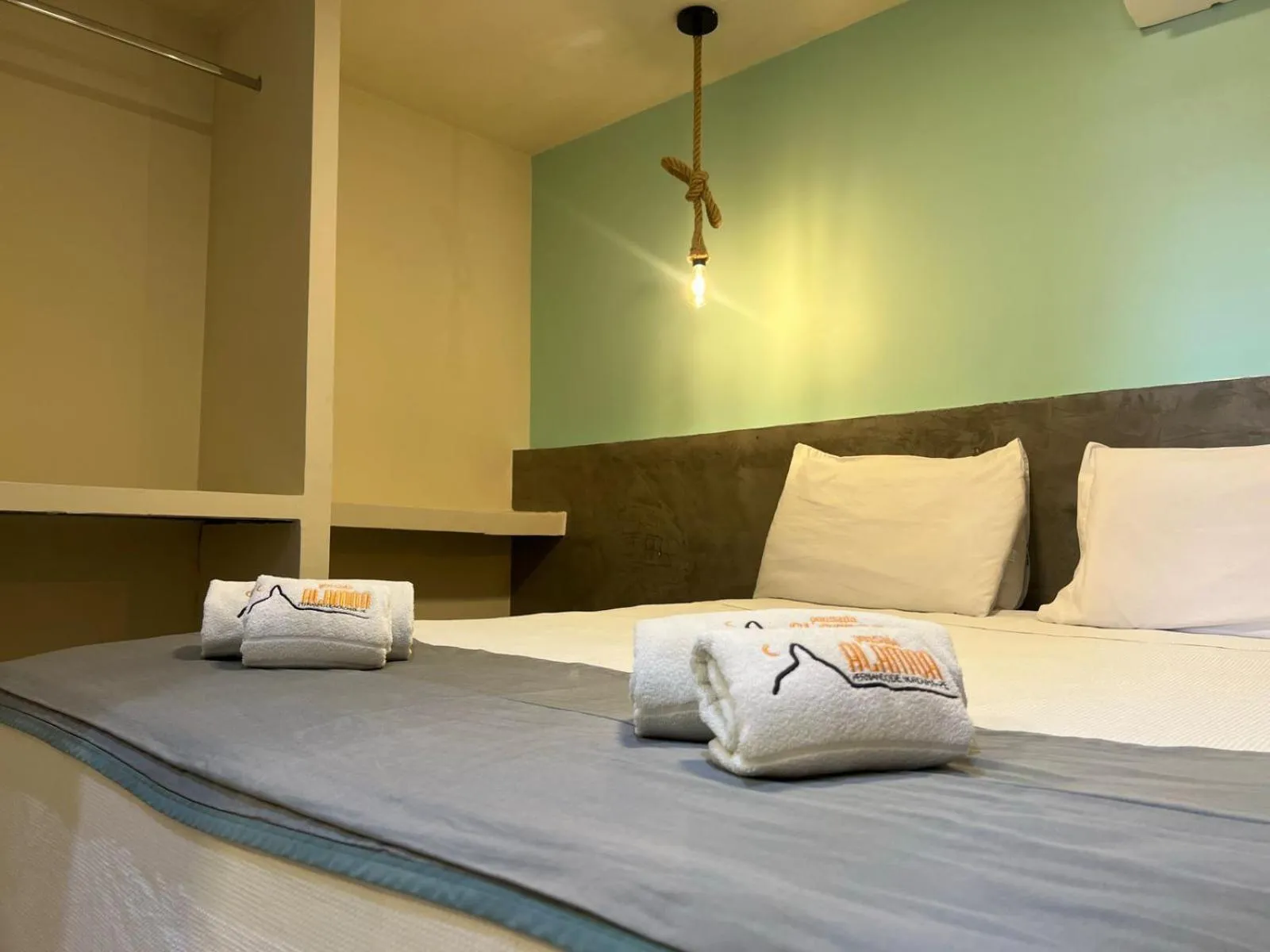 Bed in Pousada Alamoa