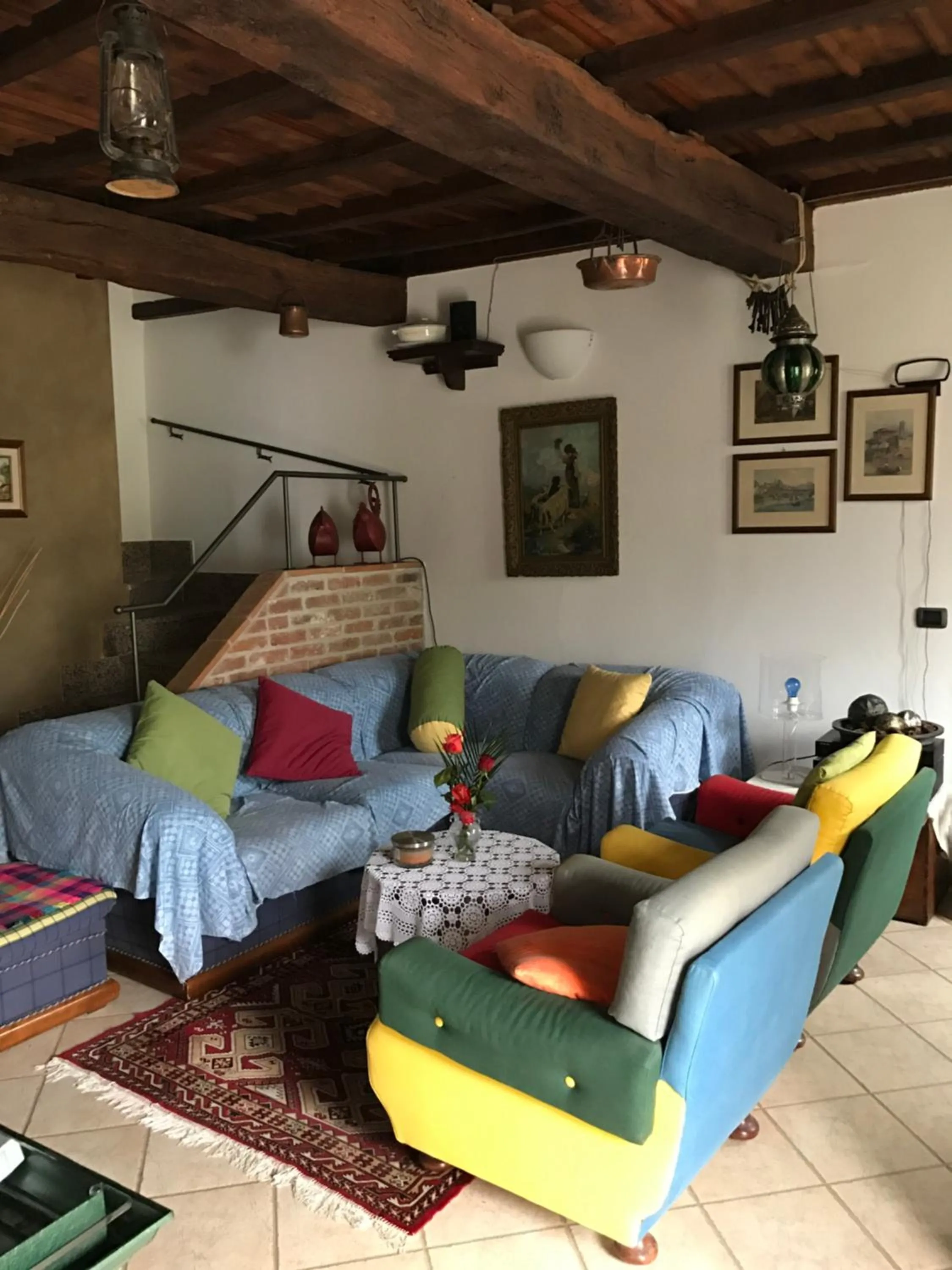 Seating area in La casa tra i vigneti