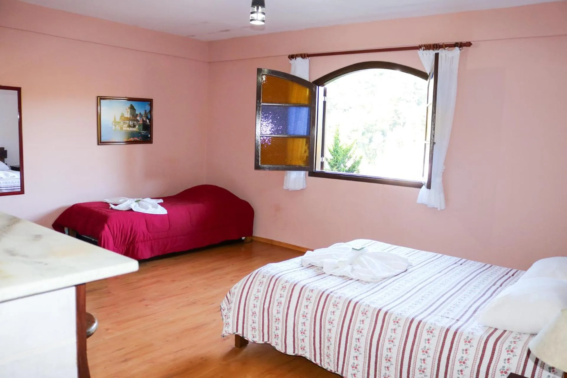 Bed in Pousada da Brigida