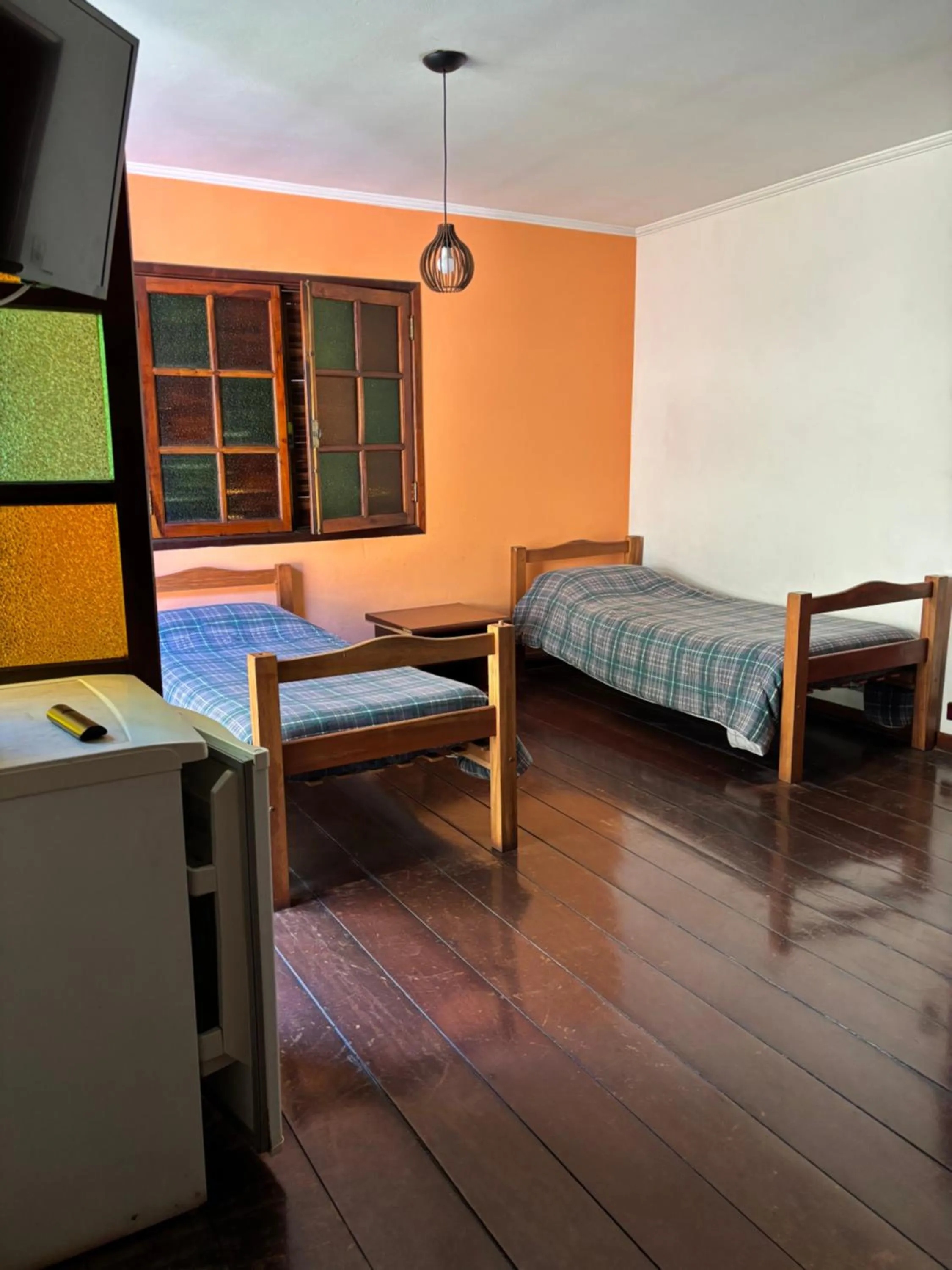 Bed in Pousada da Brigida