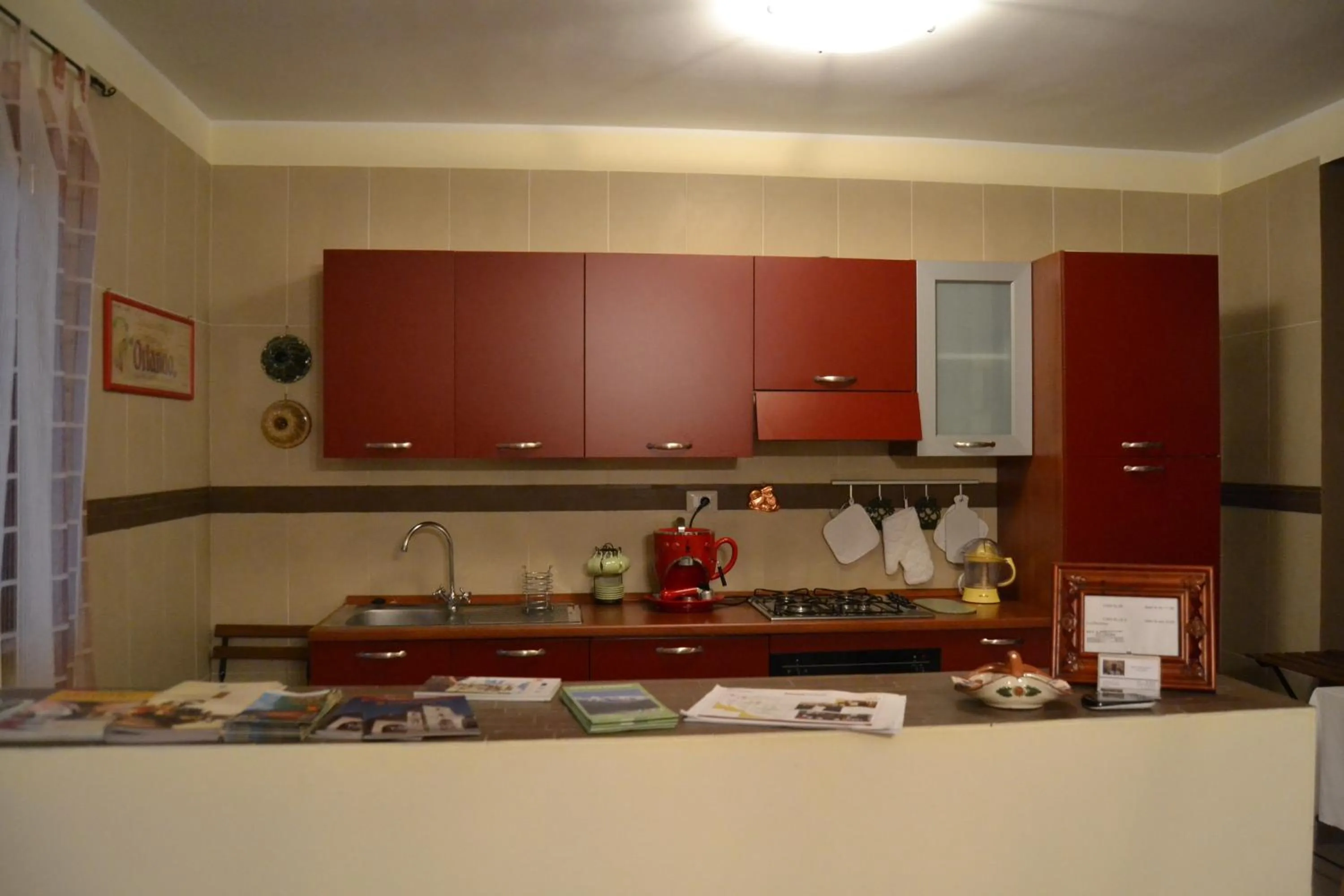 Communal kitchen in Il Mulino