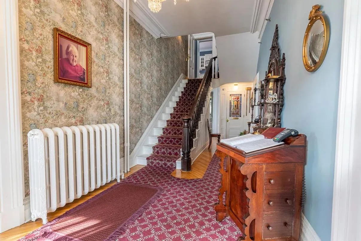 Lobby or reception in Fitzroy Hall