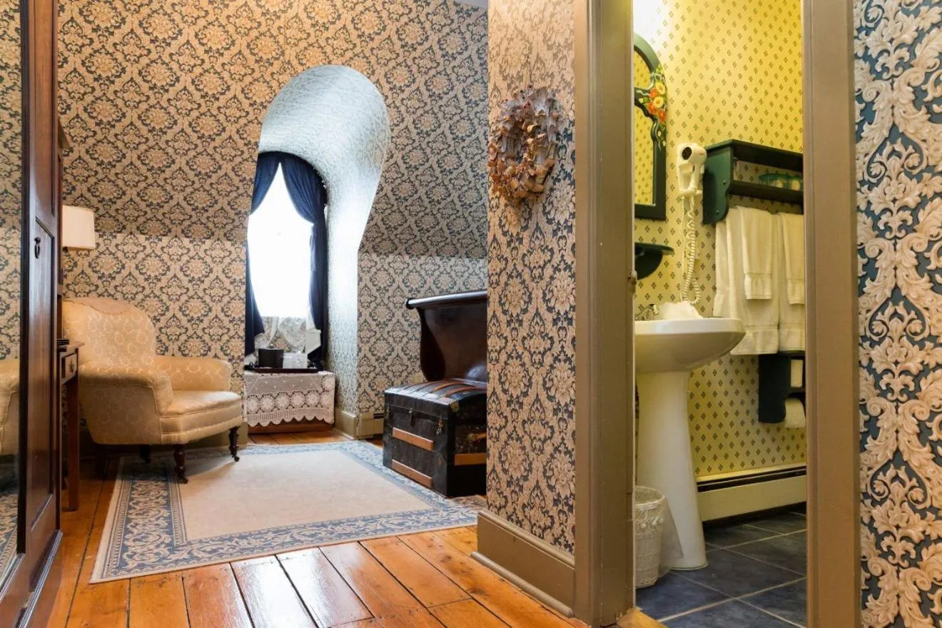 Seating area in Fitzroy Hall