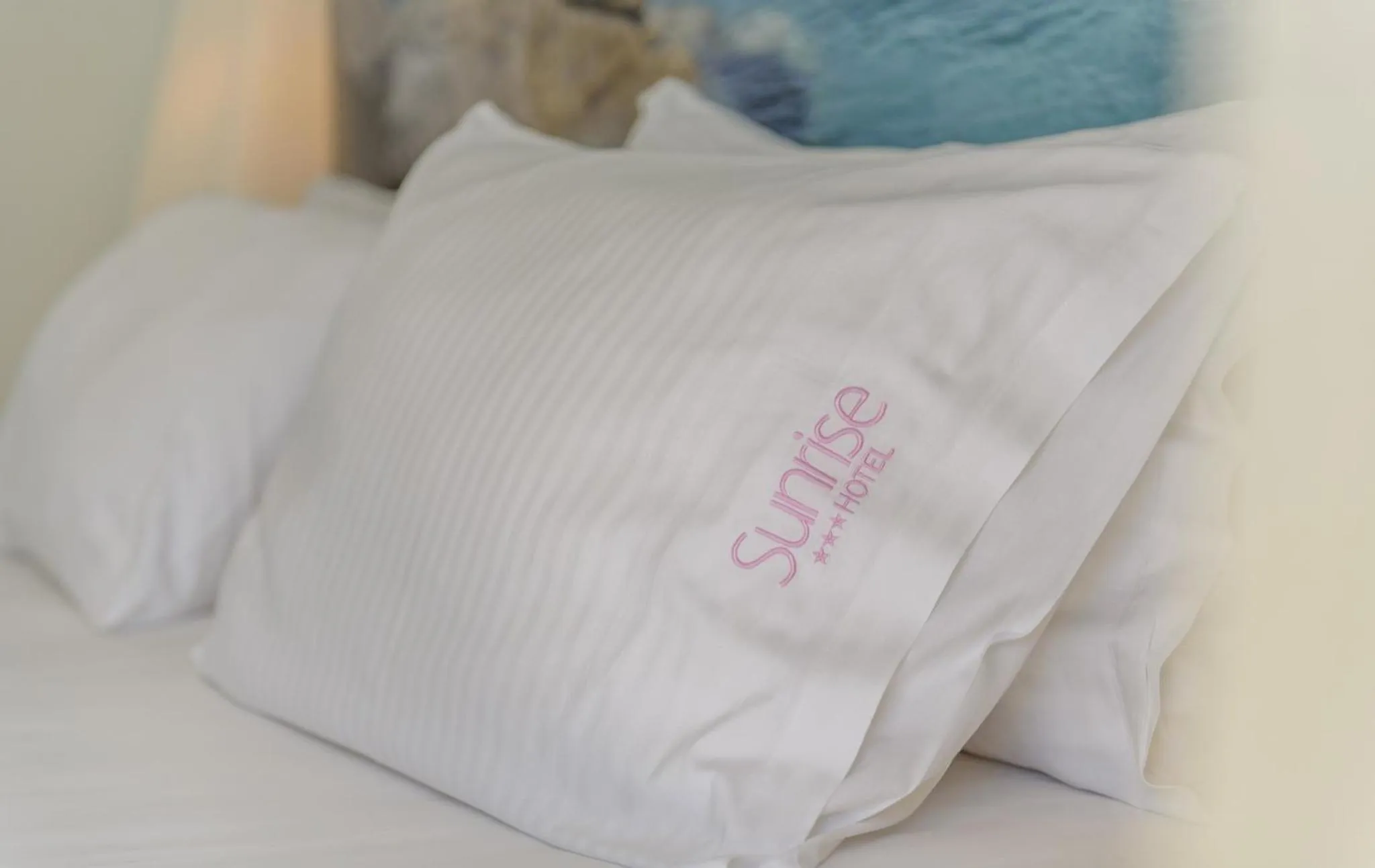 Decorative detail, Bed in Sun Rise Hotel