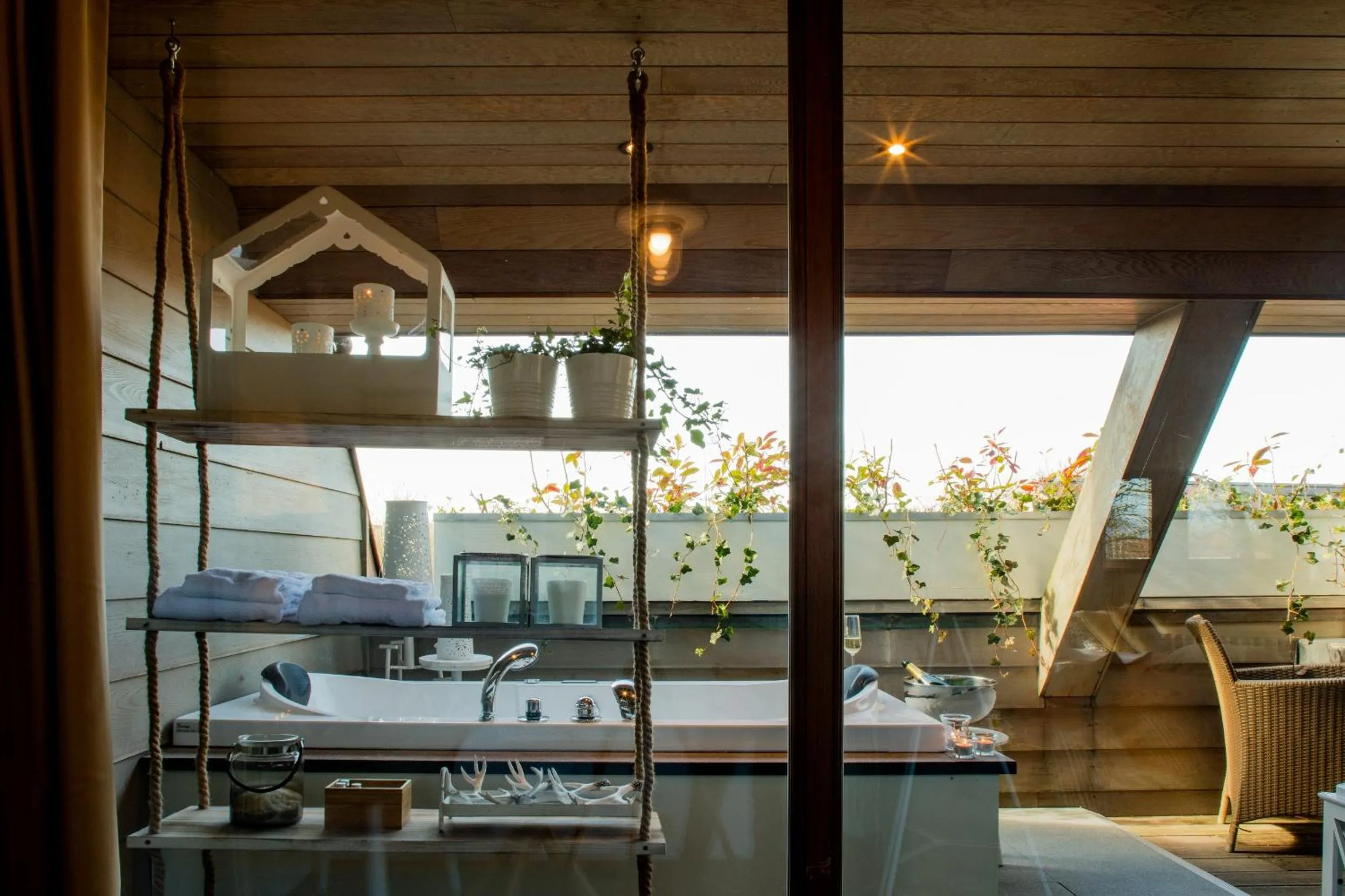 Balcony/Terrace in Charmehotel Manoir Ogygia