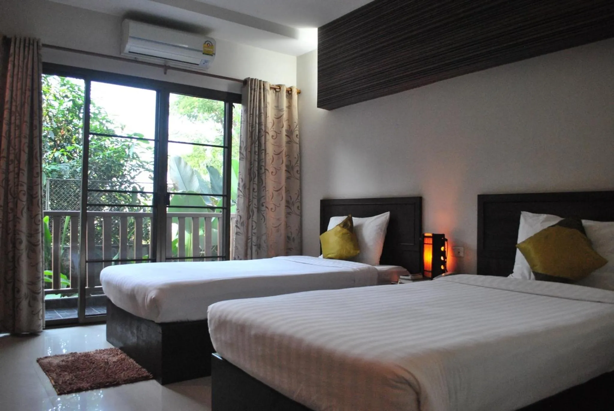 Bed in Kong Garden View Resort Chiang Rai
