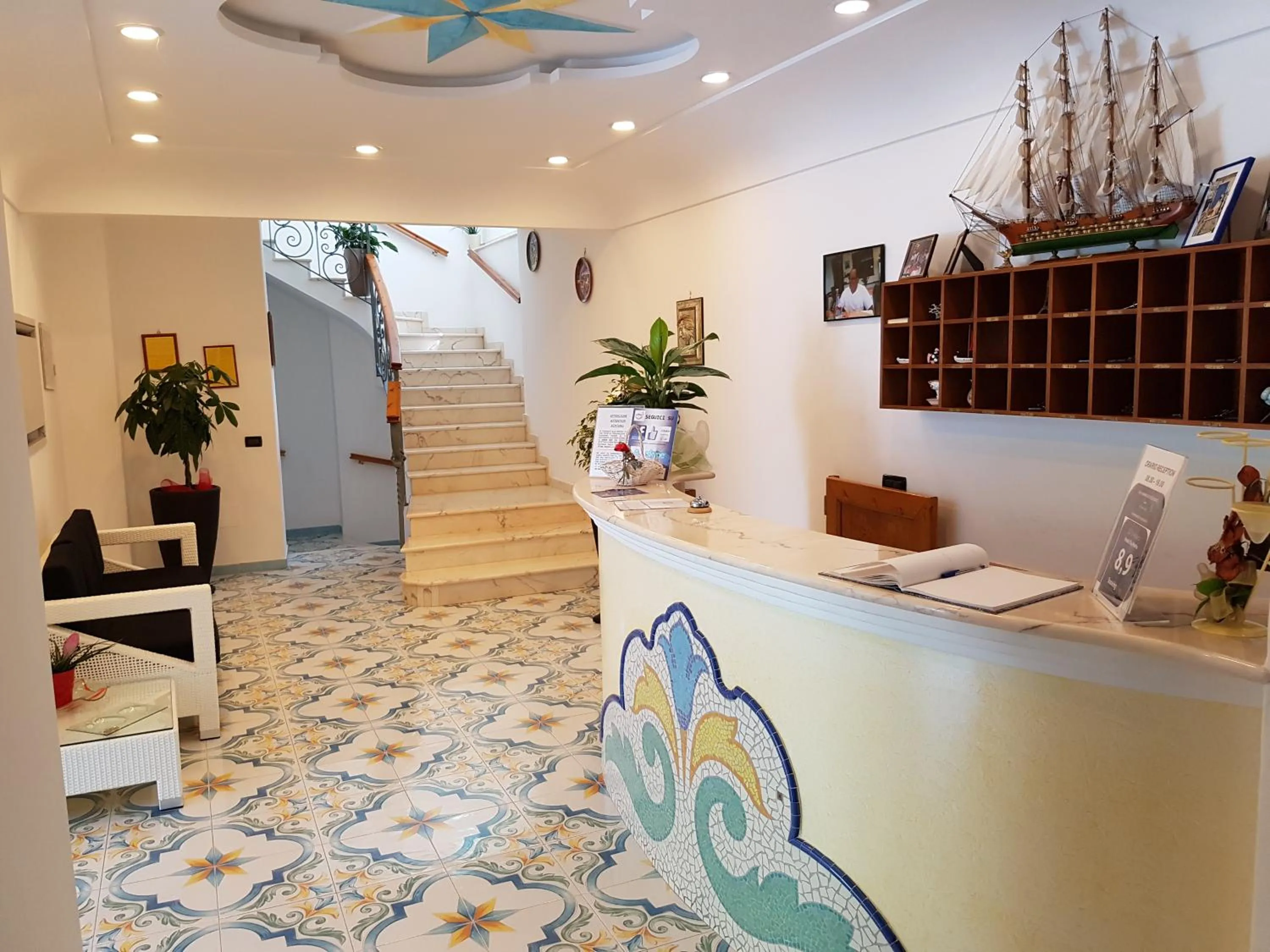 Lobby or reception in Hotel Da Maria