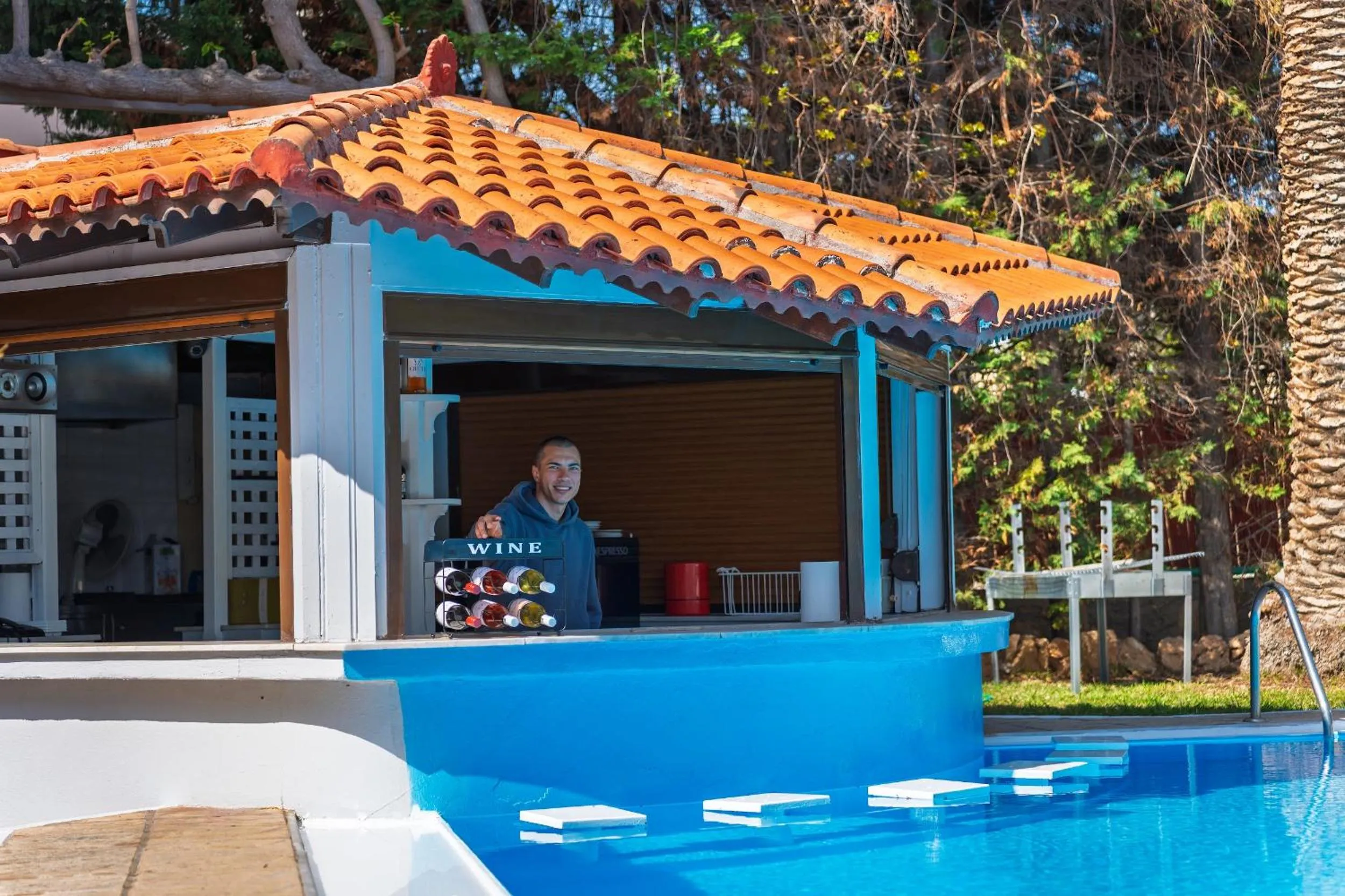 Swimming pool in Pantheon Hotel