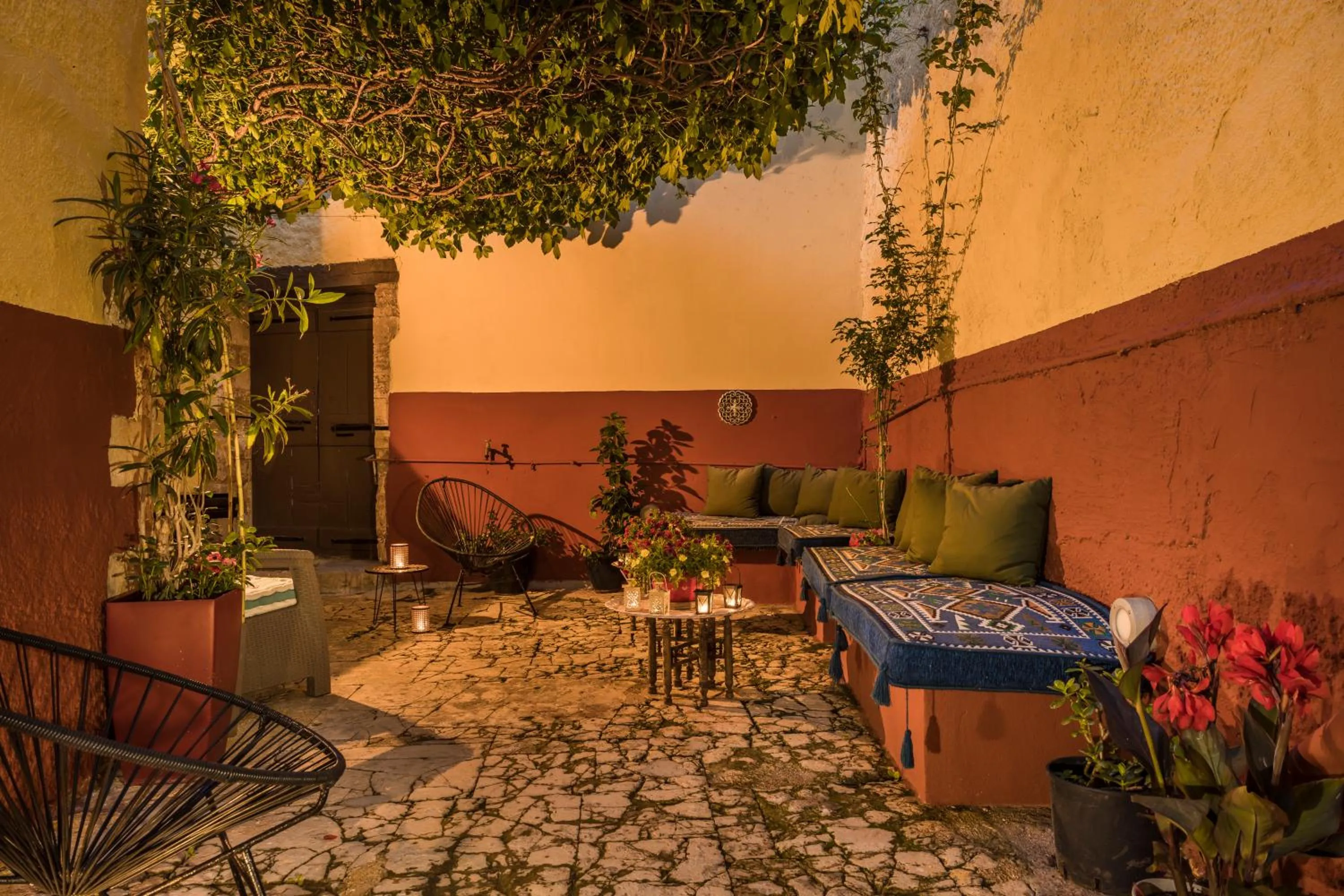 Patio in Alcanea Boutique Hotel