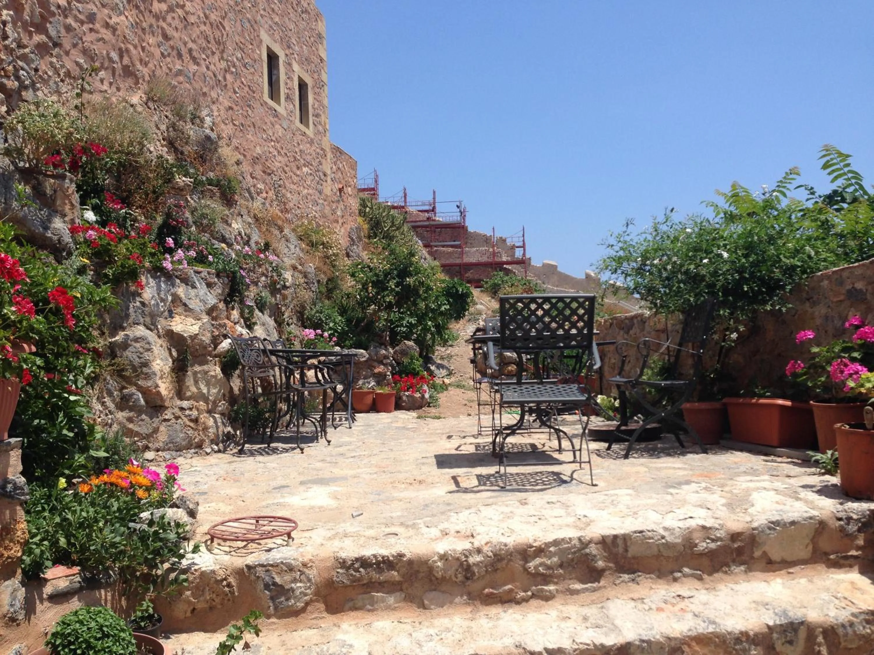 Patio in Likinia Hotel