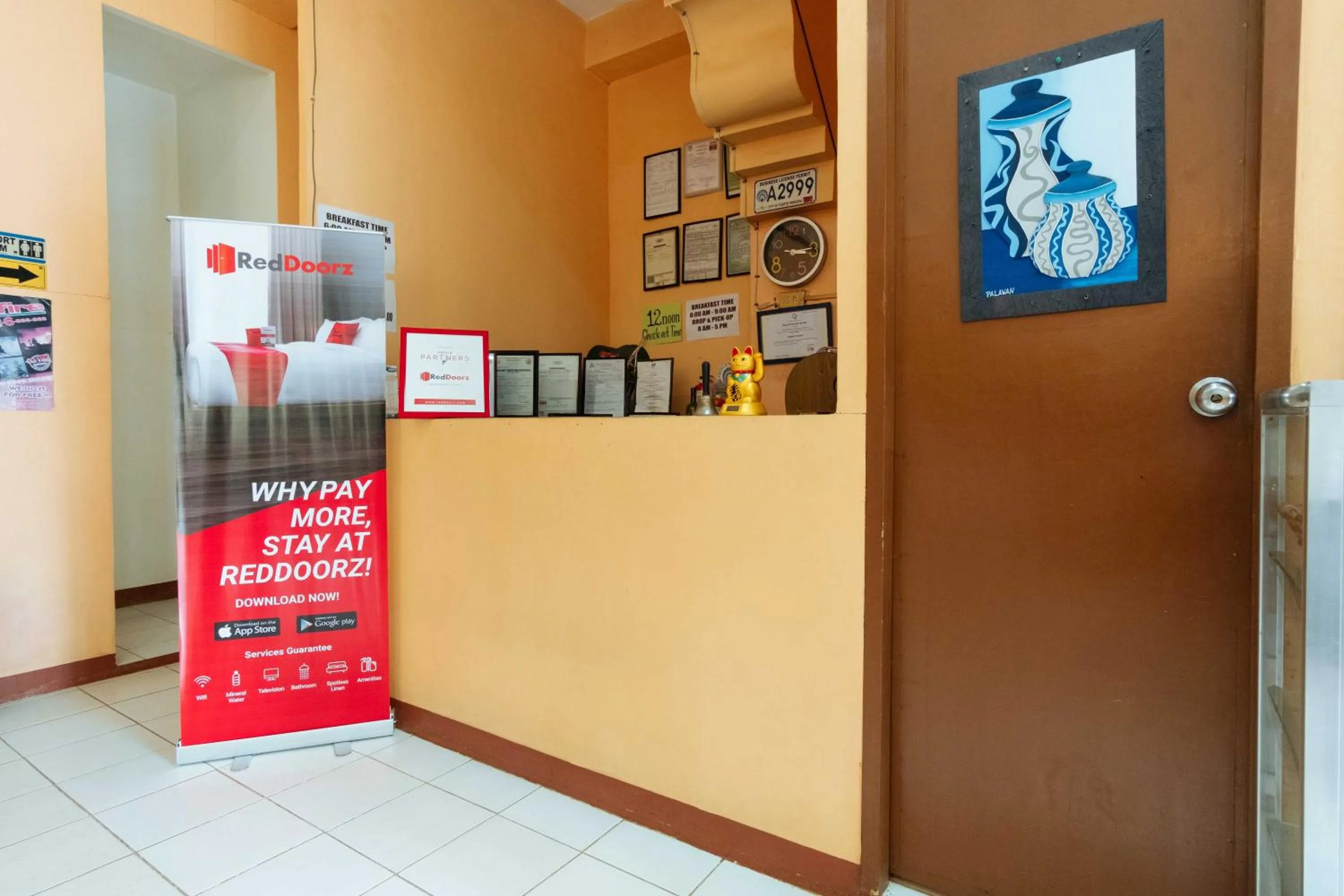 Lobby or reception, Floor Plan in RedDoorz @ BM Road