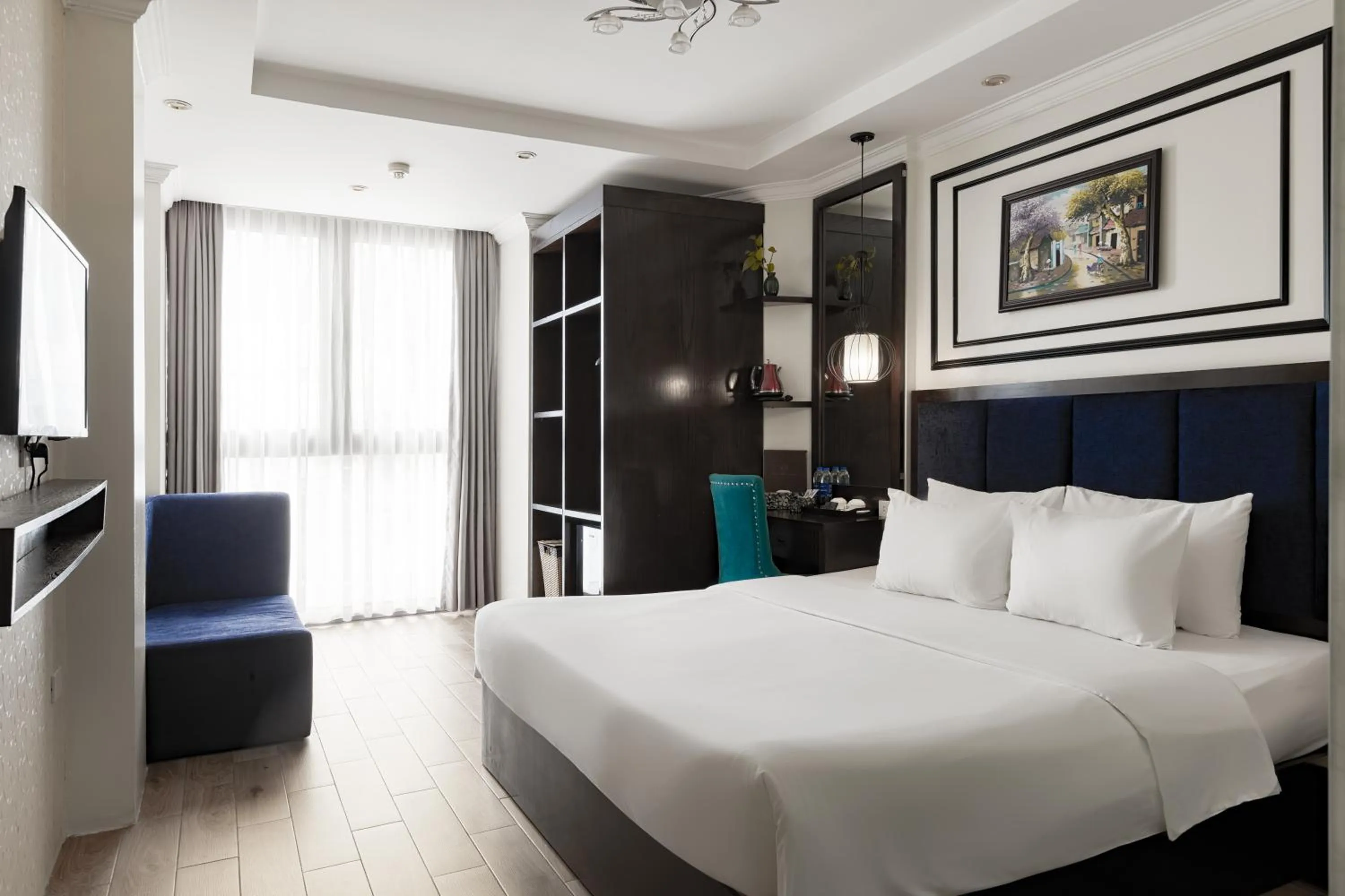 Living room, Bed in Bella Rosa Trendy Hotel & Spa