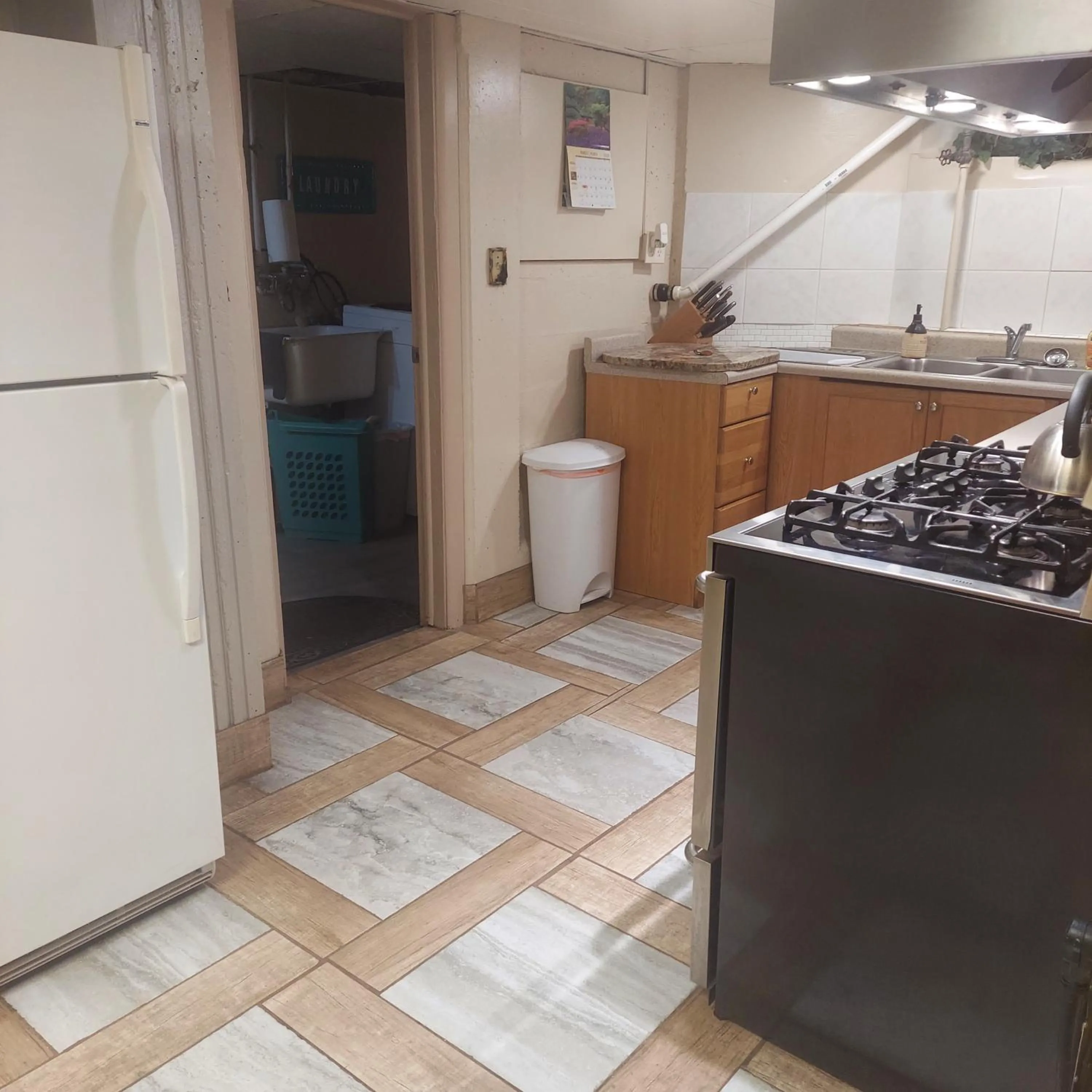 stove in Three Bears Inn