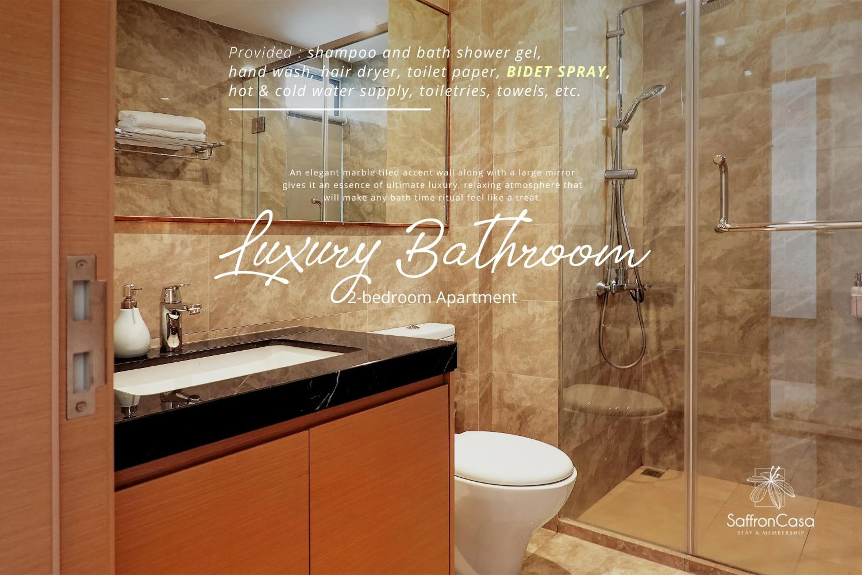 Toilet in R&F Princess Cove JB By SaffronCasa JB