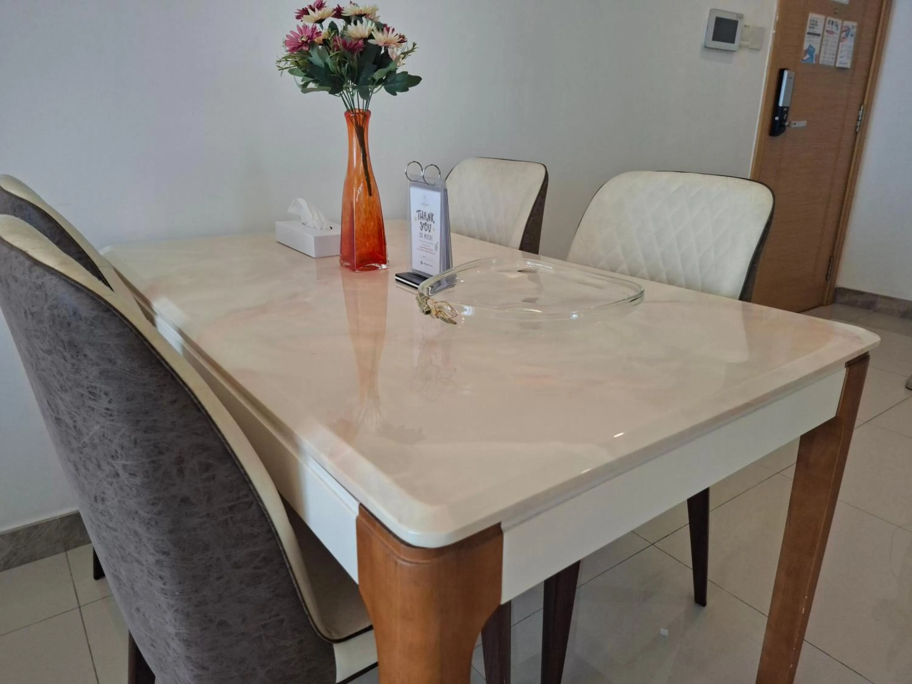 Dining area in R&F Princess Cove JB By SaffronCasa JB