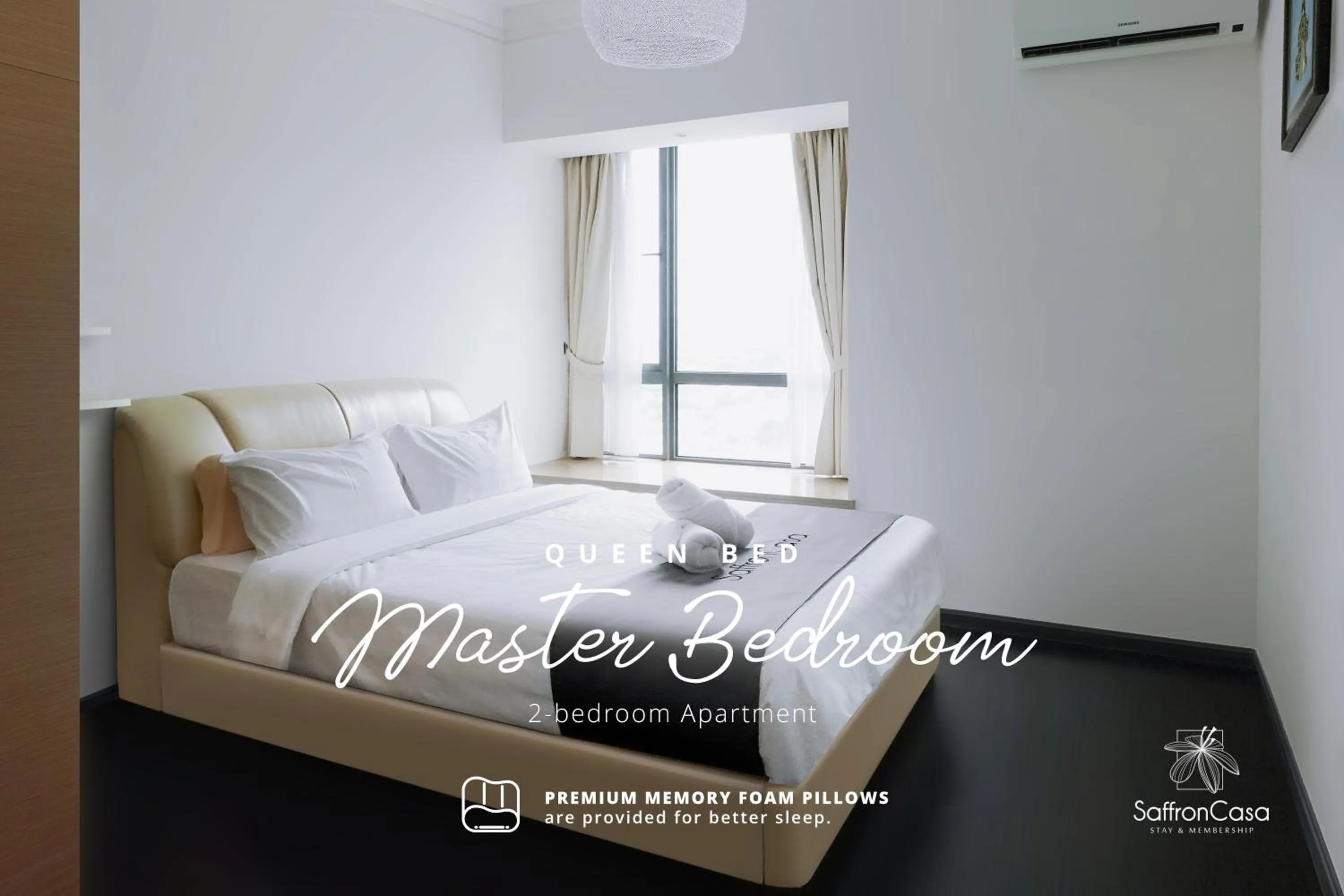 Bedroom, Bed in R&F Princess Cove JB By SaffronCasa JB