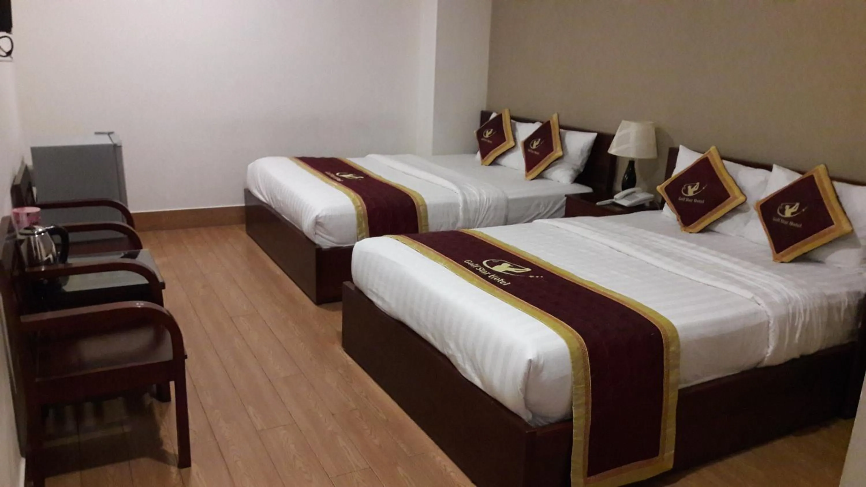 Bed in Golf Star Hotel