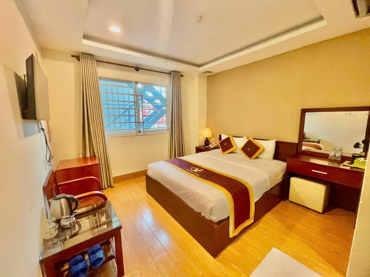 Bed in Golf Star Hotel