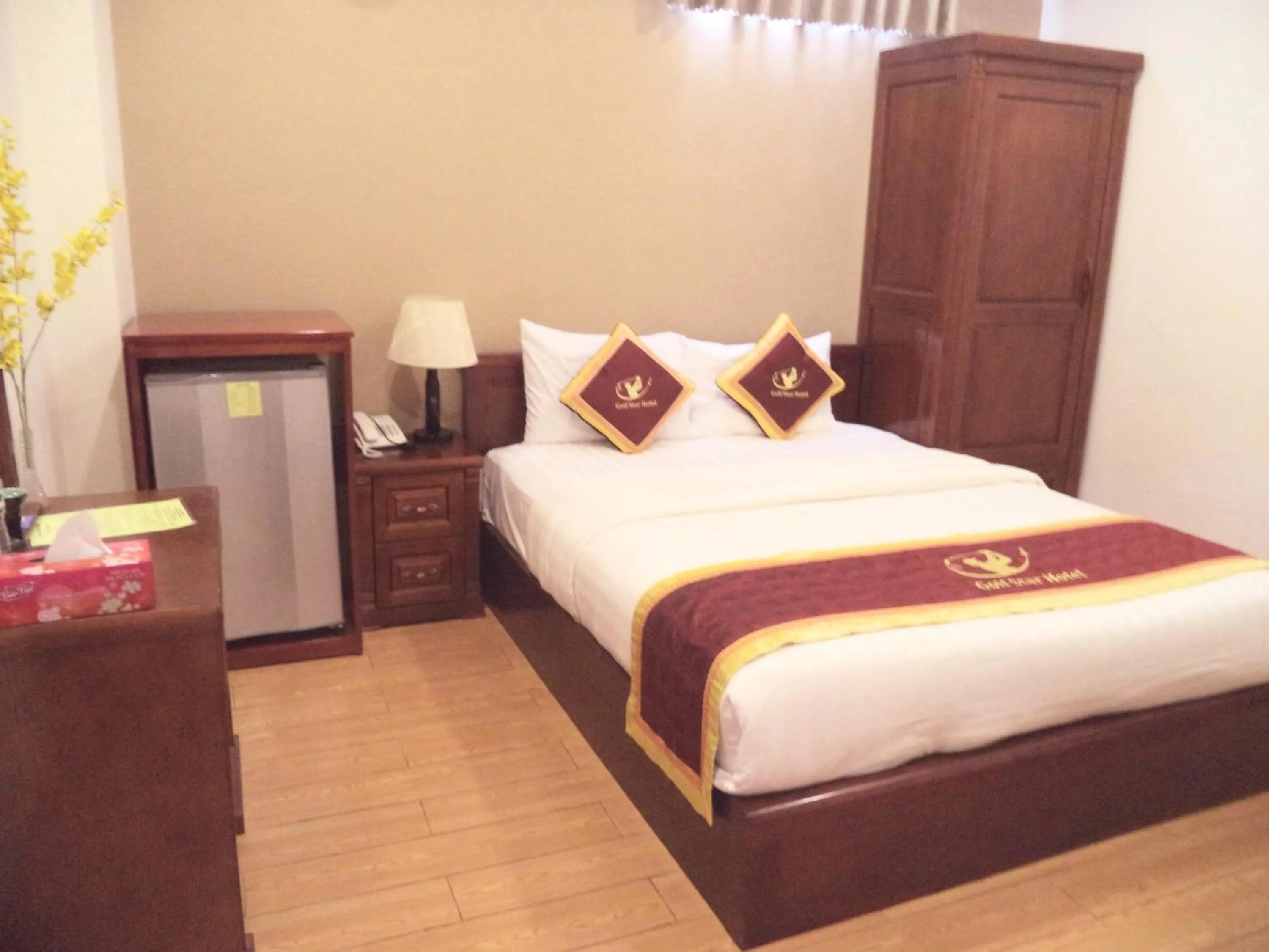 Bed in Golf Star Hotel