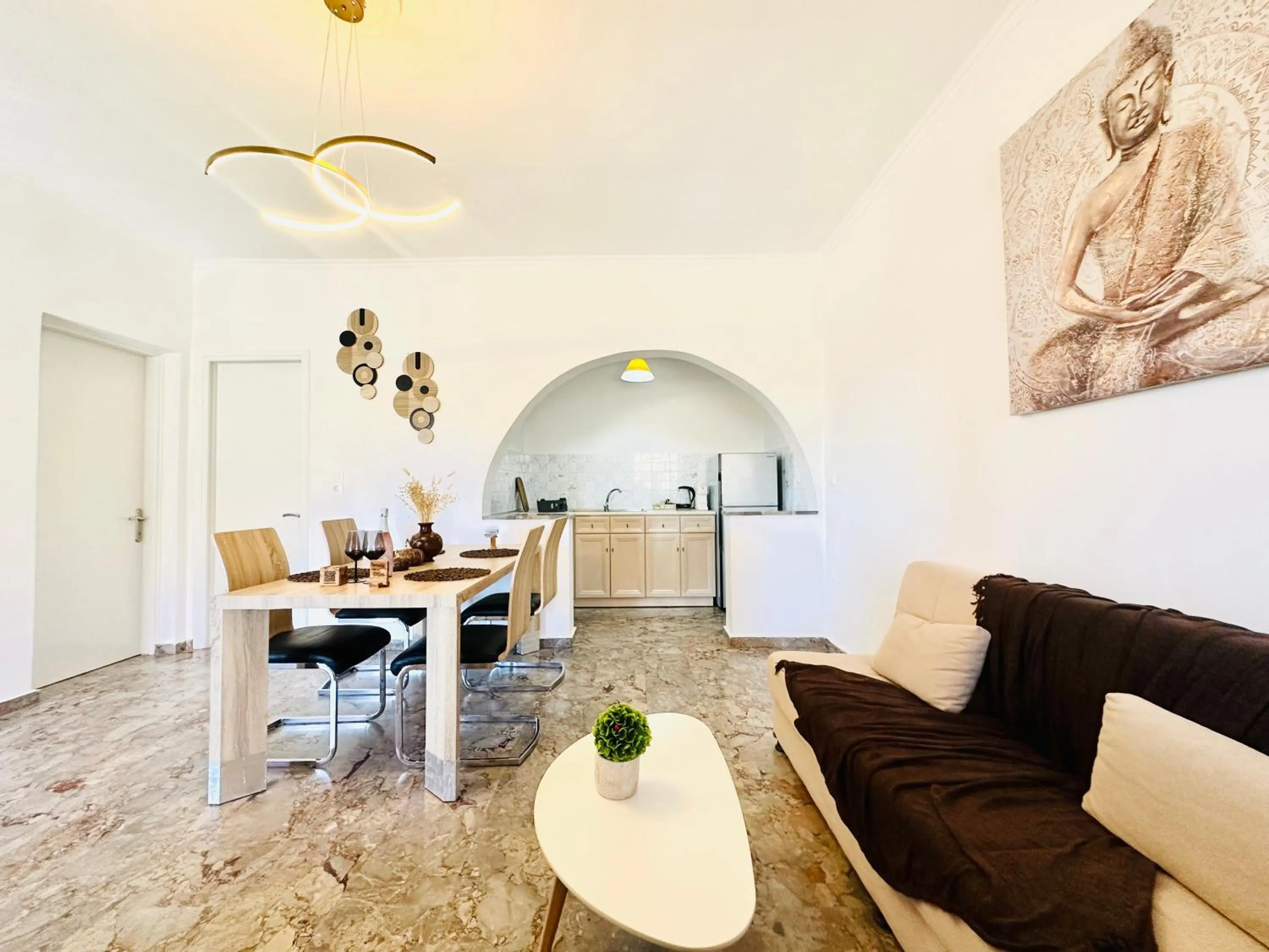 Living room in Nikos Apartments Corfu